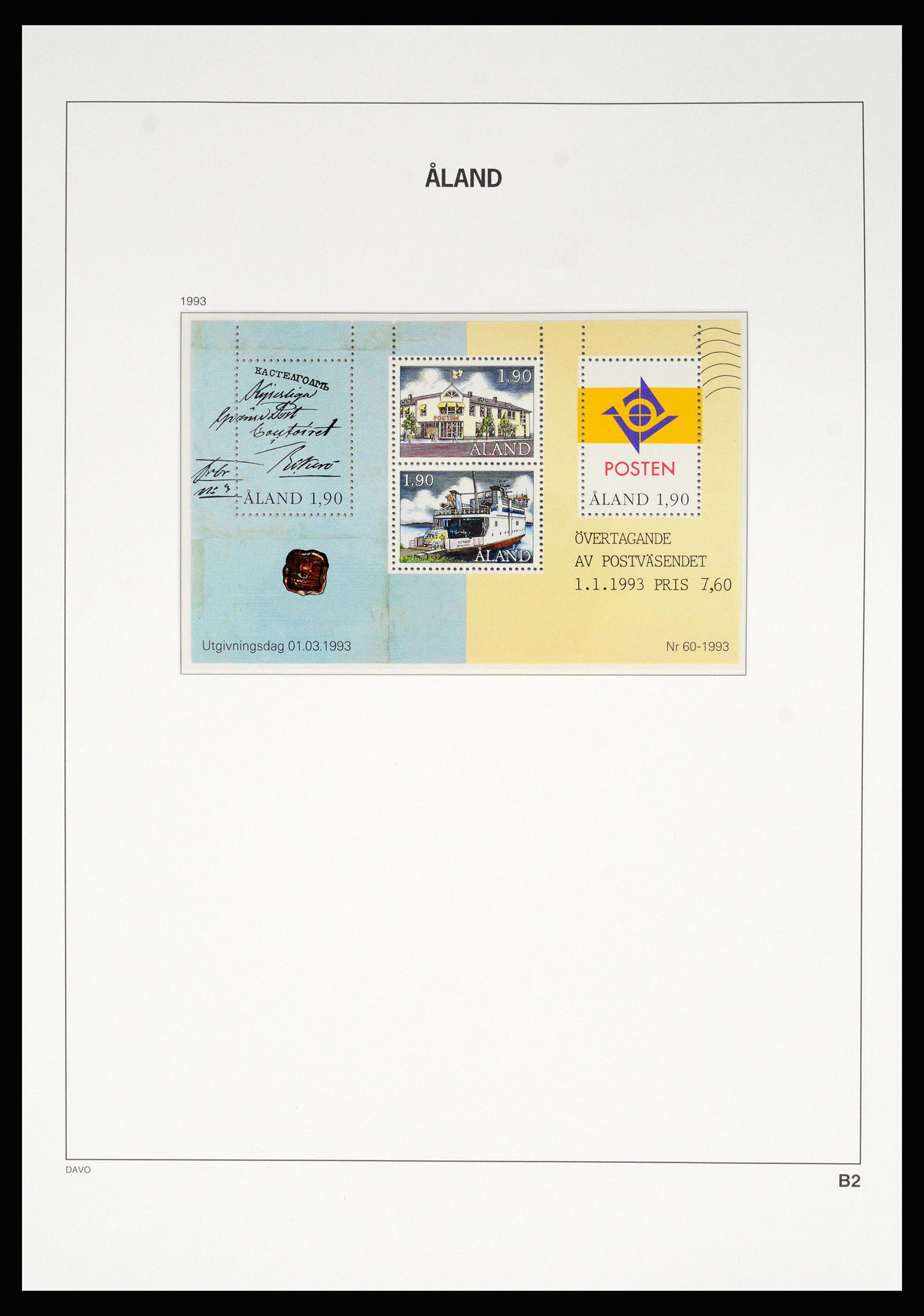 37184 043 - Postzegelverzameling 37184 Aland 1990-2018.