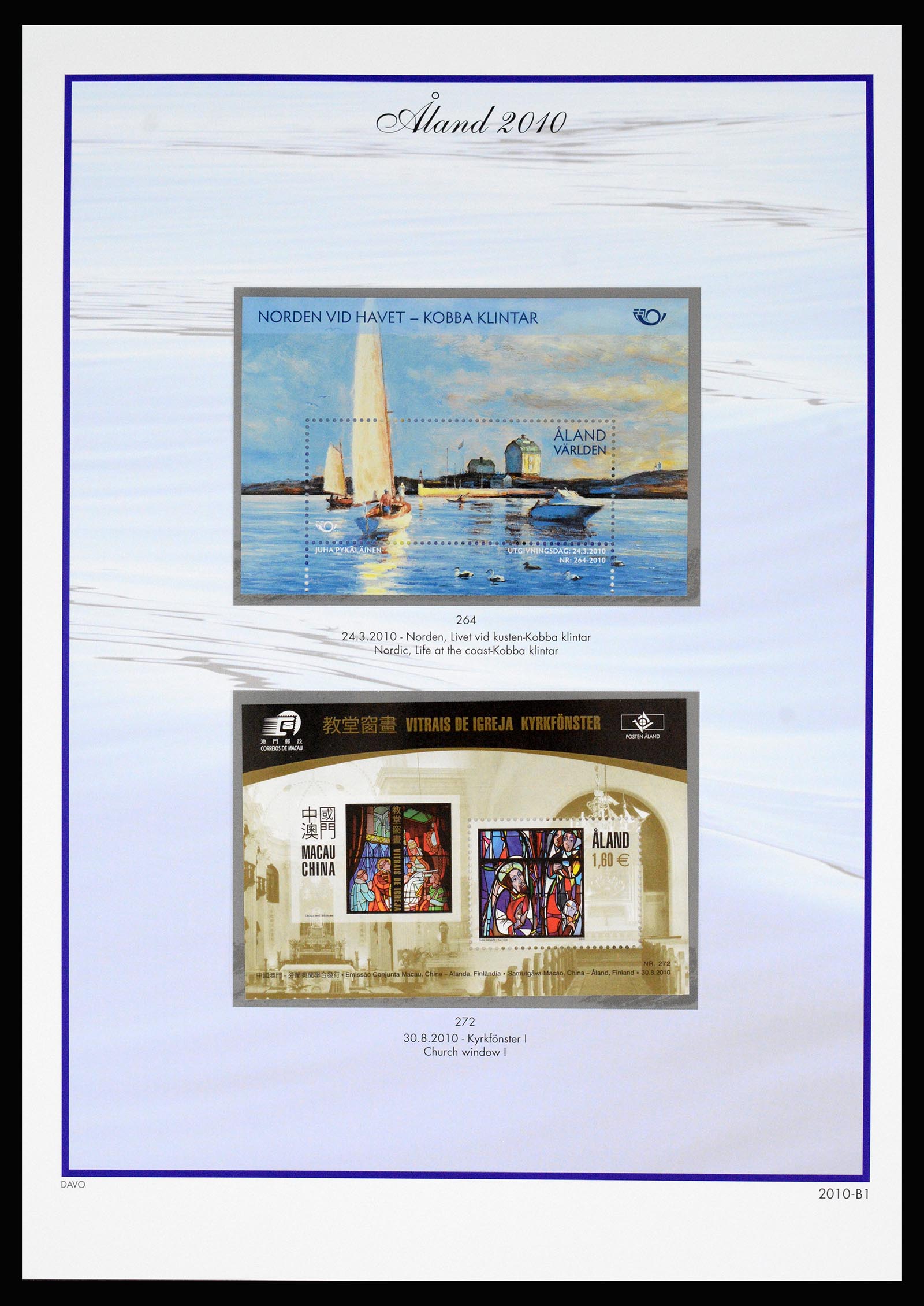 37184 050 - Postzegelverzameling 37184 Aland 1990-2018.