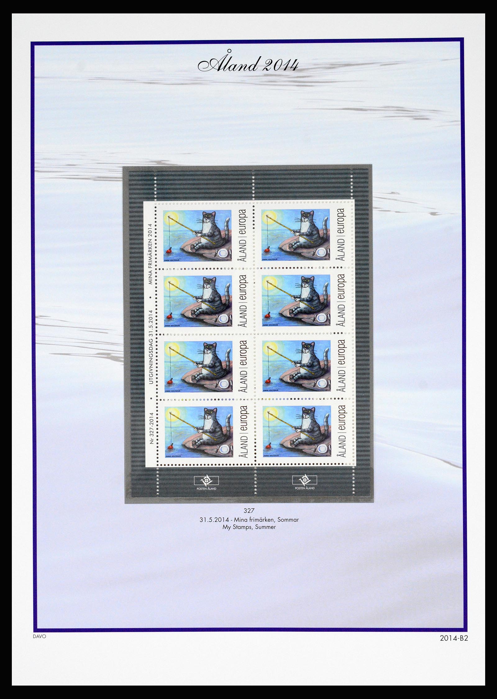 37184 058 - Postzegelverzameling 37184 Aland 1990-2018.