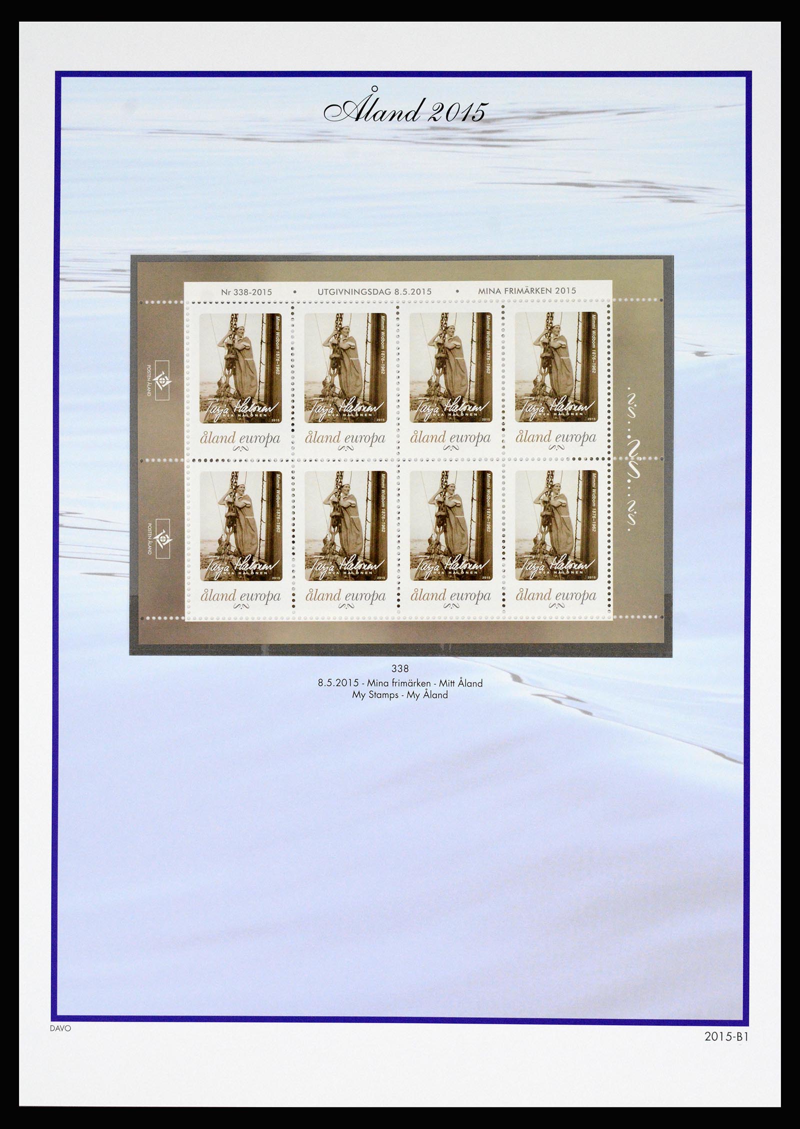 37184 059 - Postzegelverzameling 37184 Aland 1990-2018.