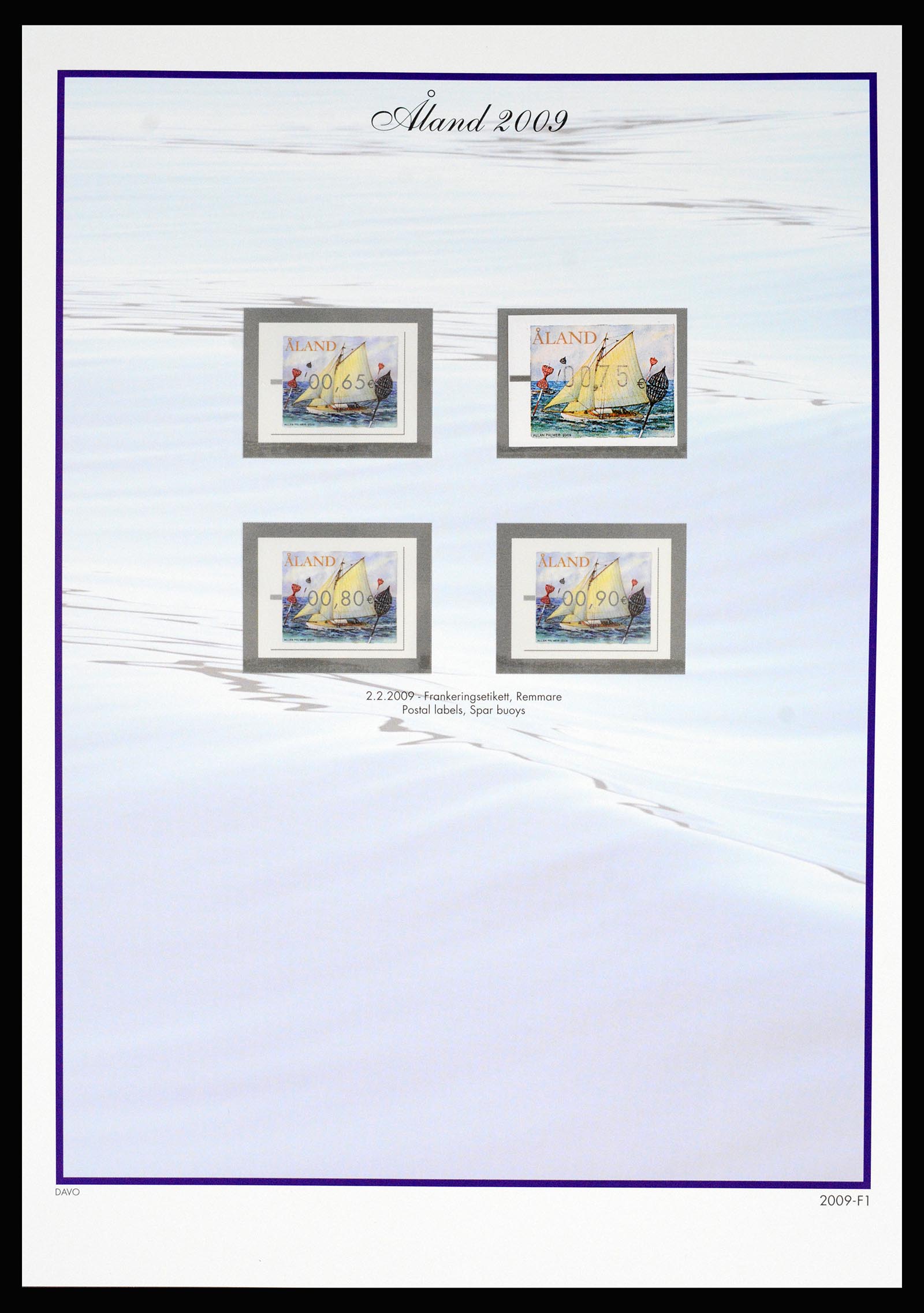 37184 064 - Postzegelverzameling 37184 Aland 1990-2018.