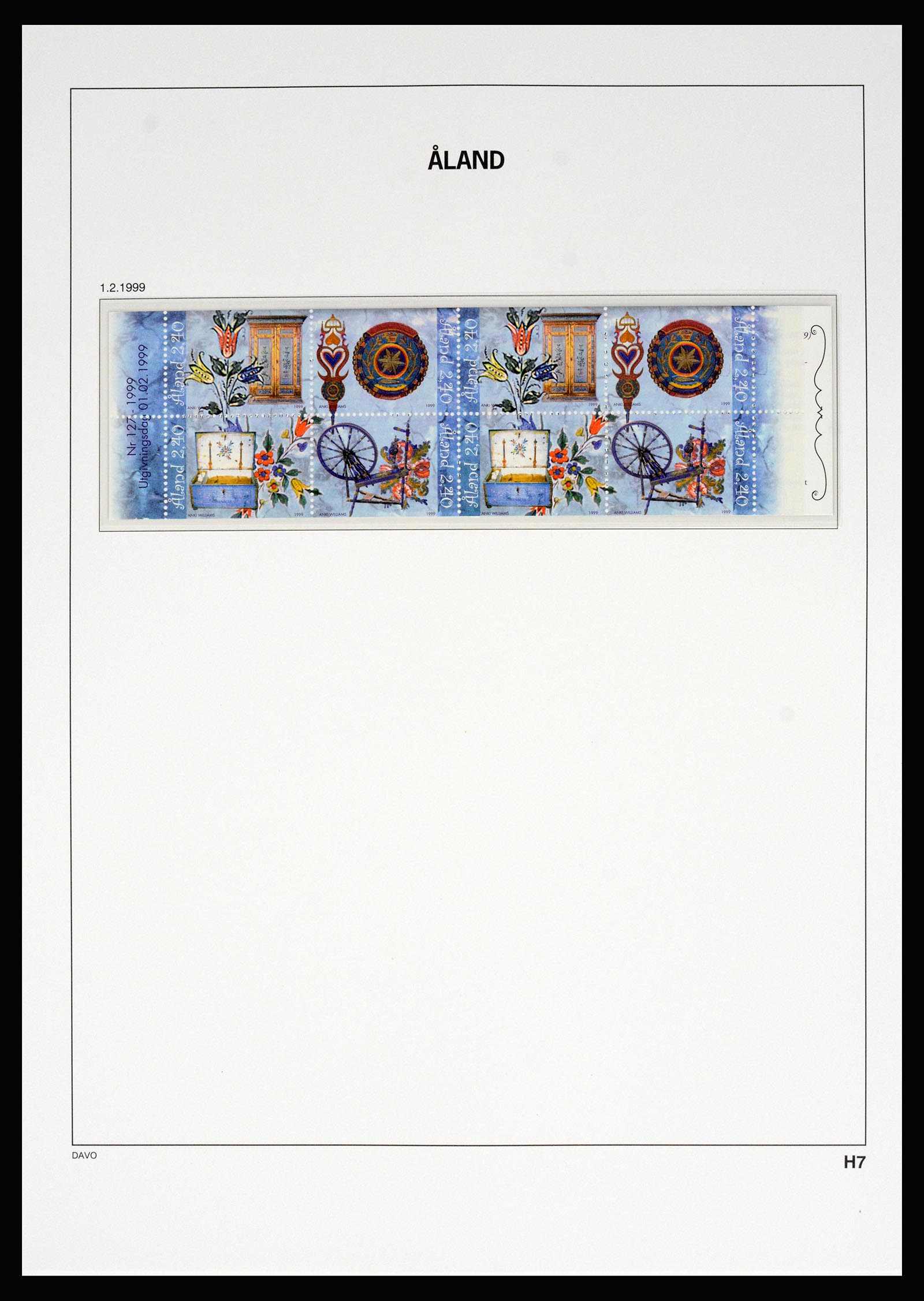 37184 078 - Postzegelverzameling 37184 Aland 1990-2018.