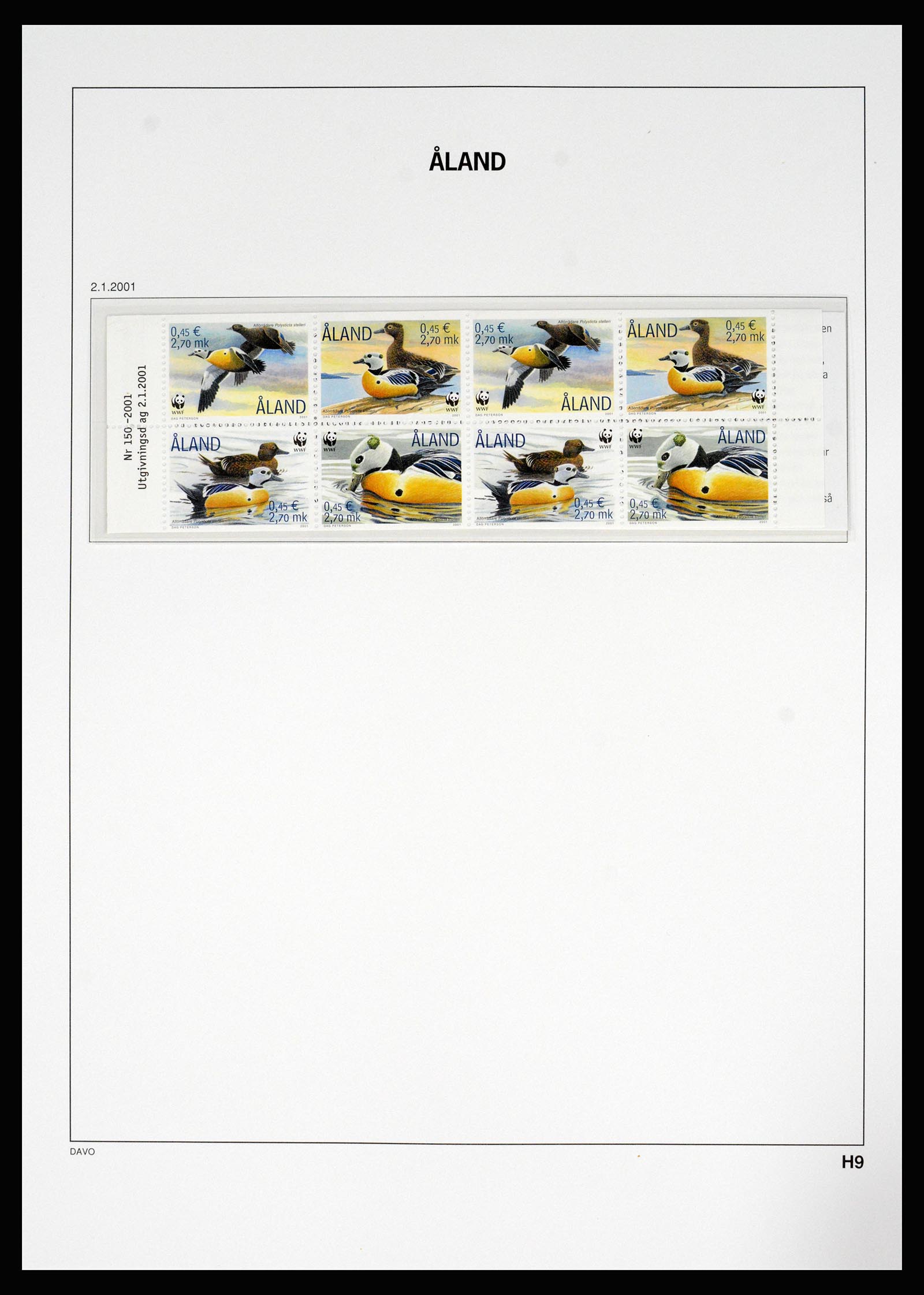 37184 080 - Postzegelverzameling 37184 Aland 1990-2018.