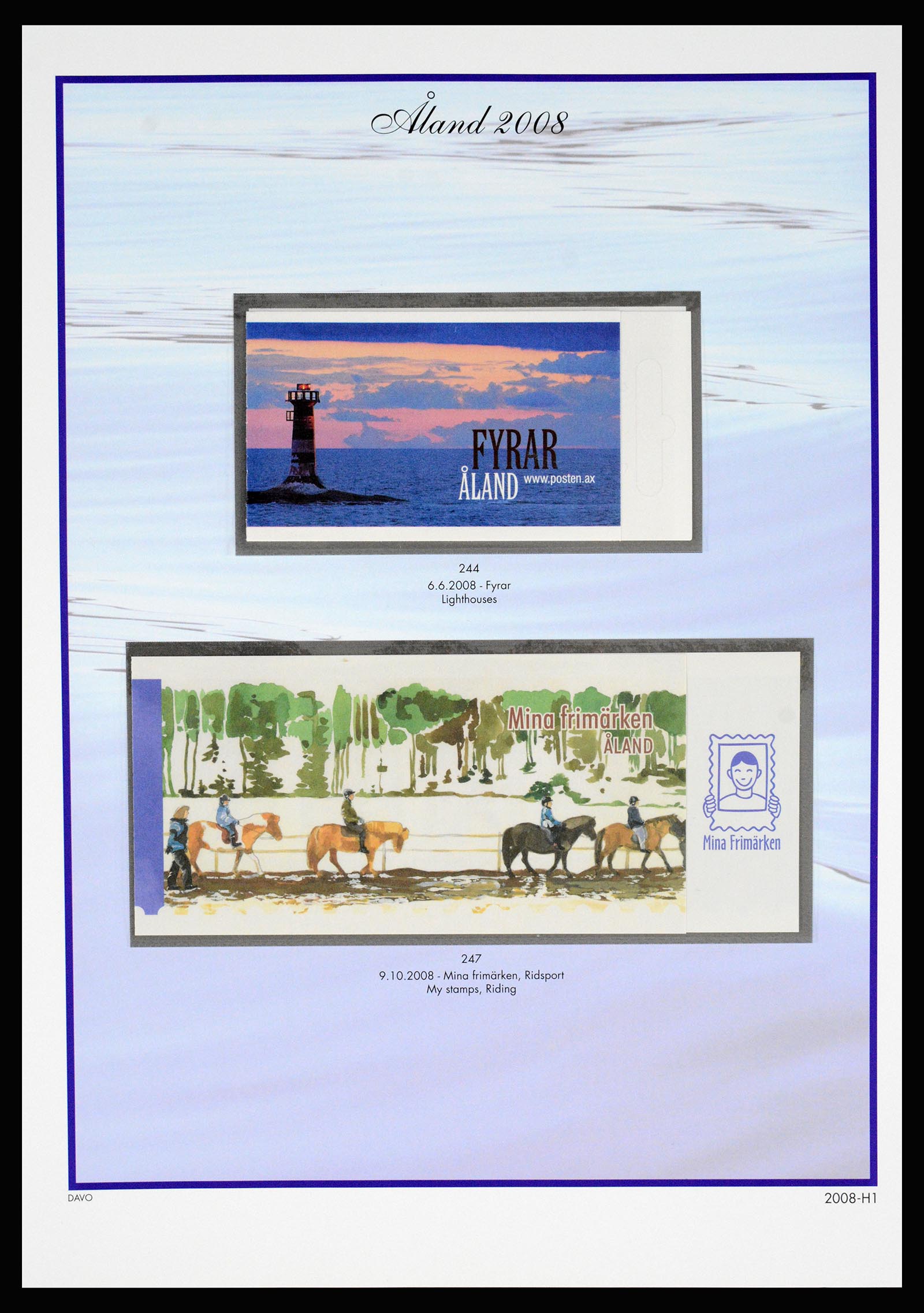 37184 090 - Postzegelverzameling 37184 Aland 1990-2018.
