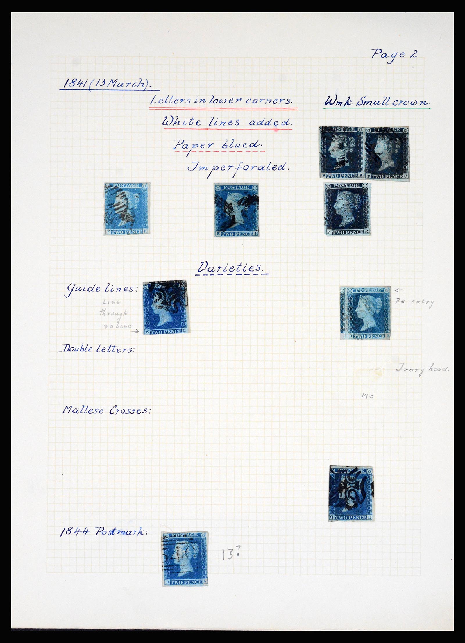 37185 002 - Postzegelverzameling 37185 Engeland 1840-1953.