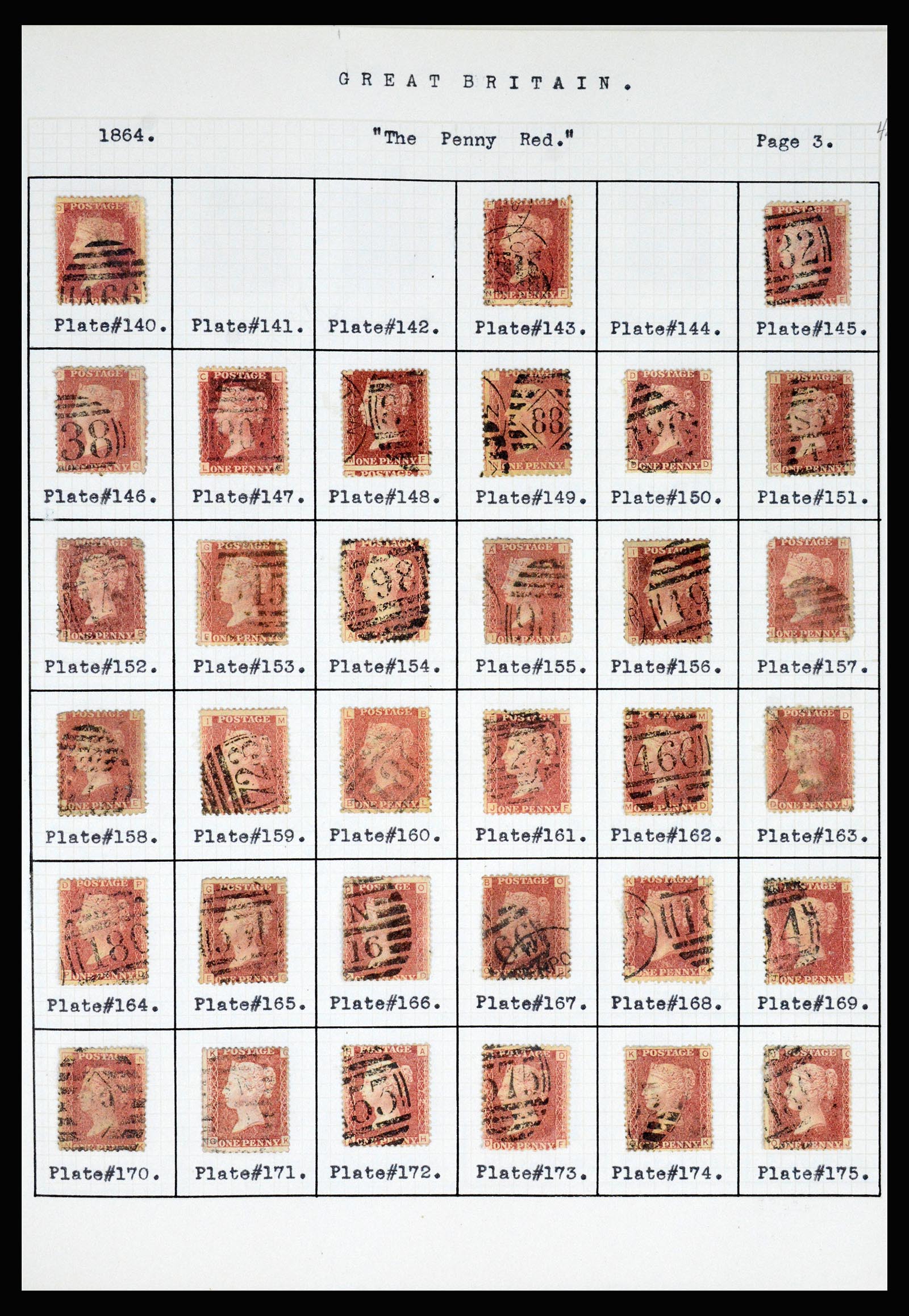 37185 005 - Stamp collection 37185 Great Britain 1840-1953.