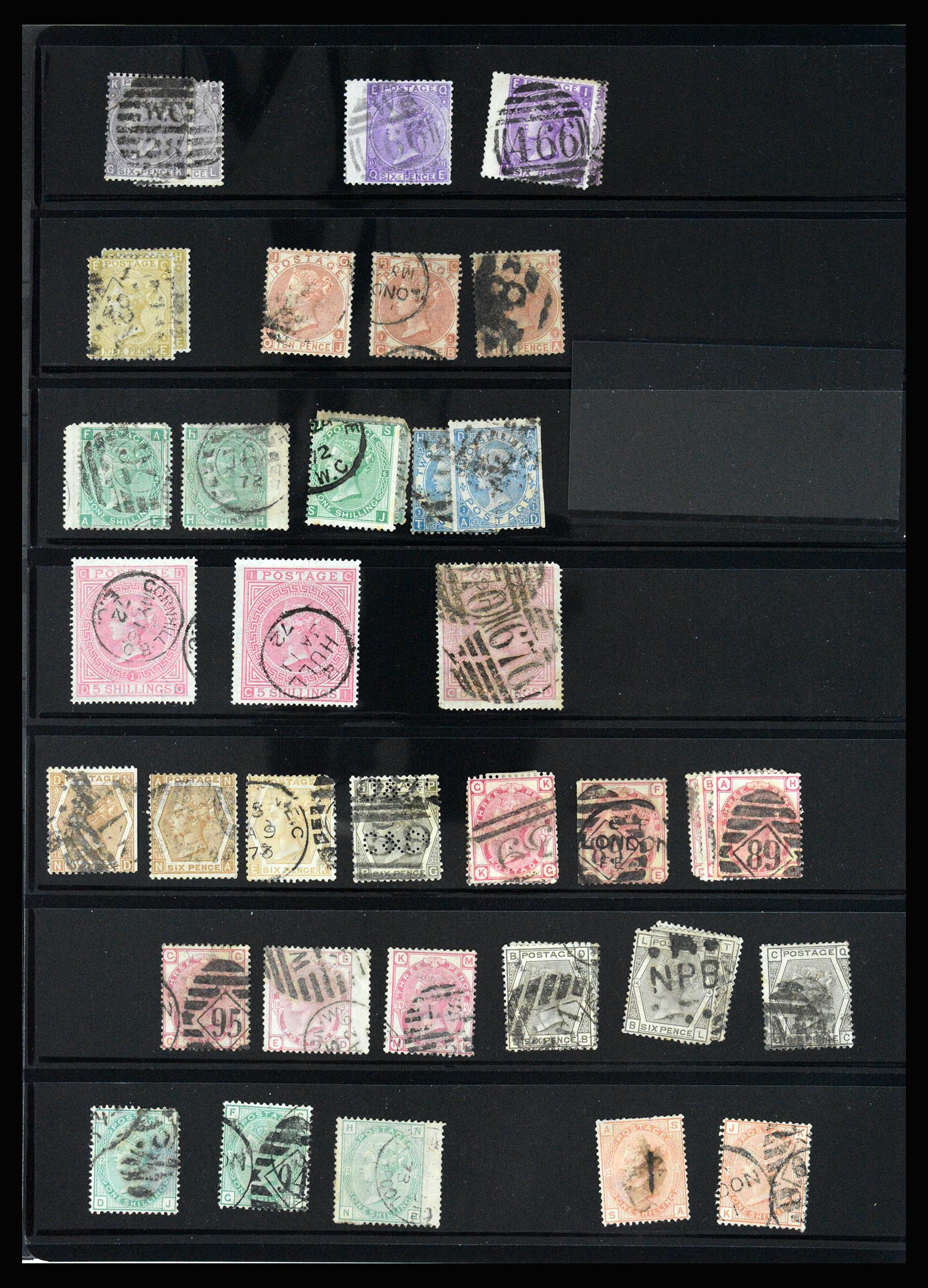 37185 012 - Stamp collection 37185 Great Britain 1840-1953.