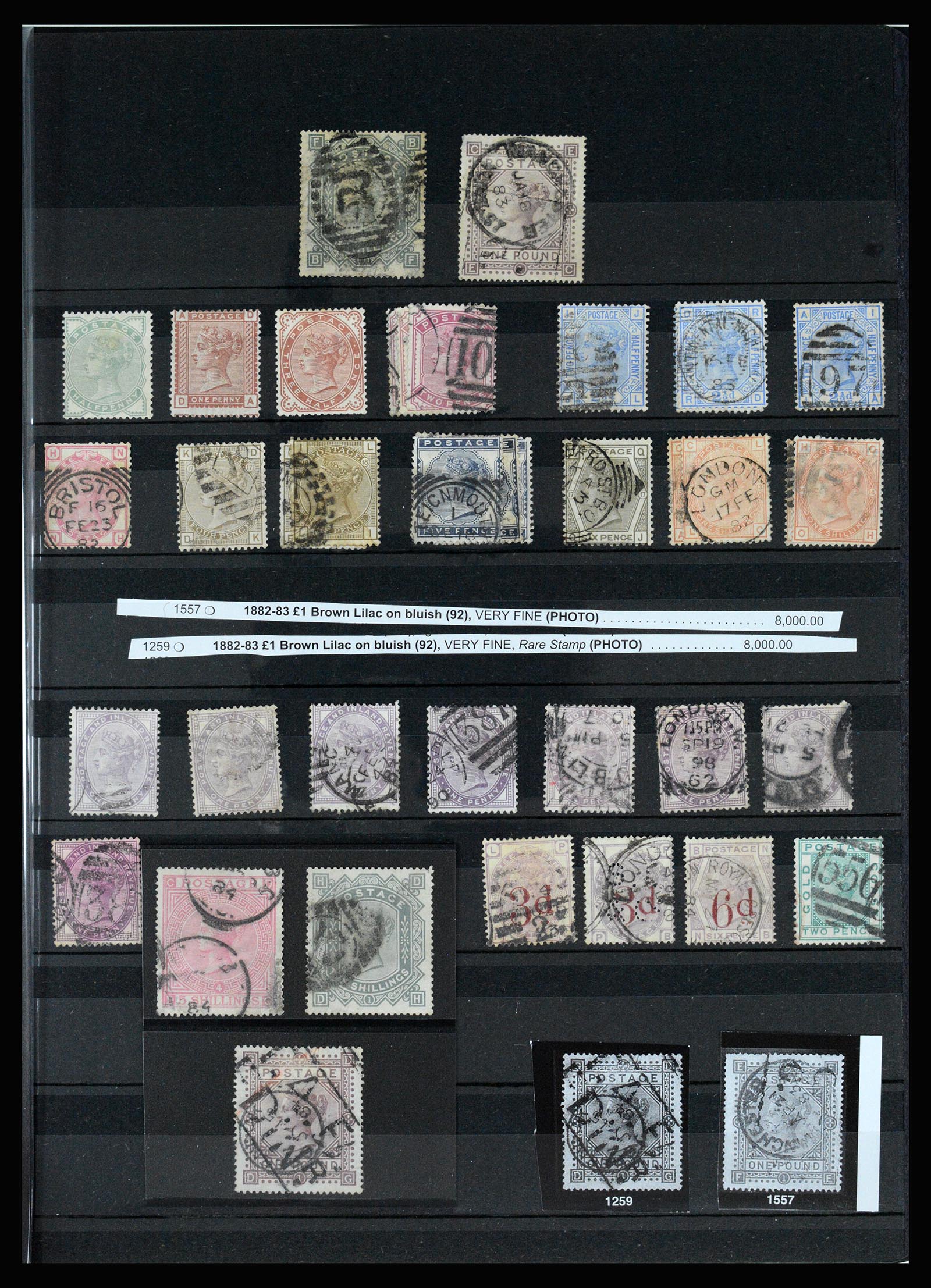 37185 013 - Stamp collection 37185 Great Britain 1840-1953.