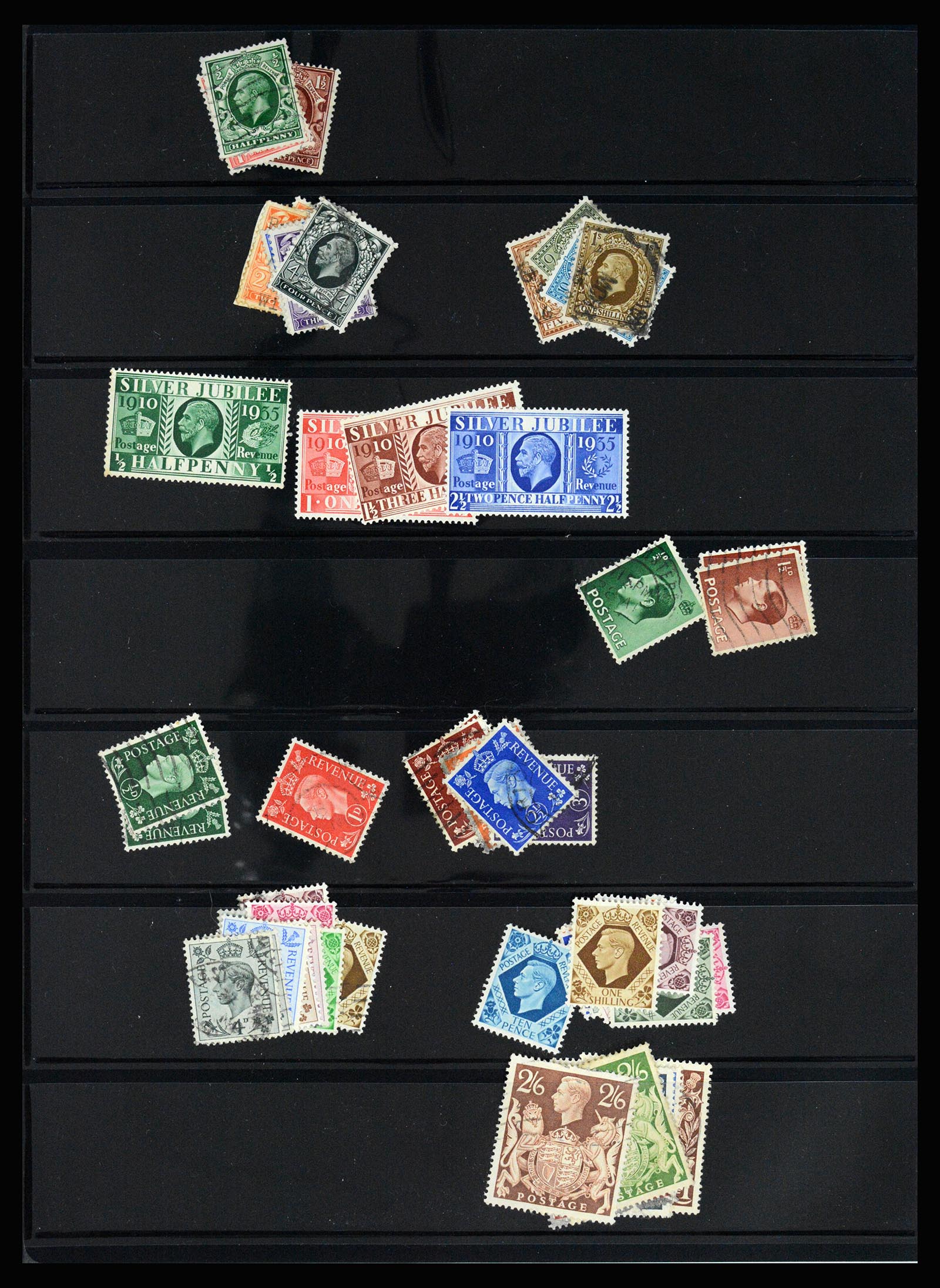 37185 018 - Postzegelverzameling 37185 Engeland 1840-1953.