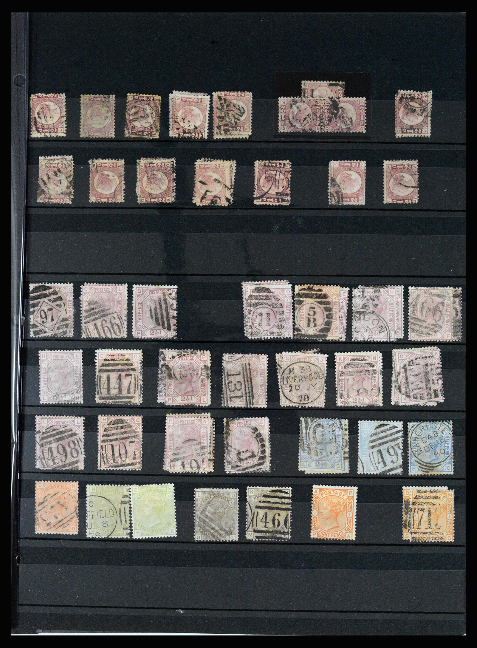 37185 019 - Postzegelverzameling 37185 Engeland 1840-1953.