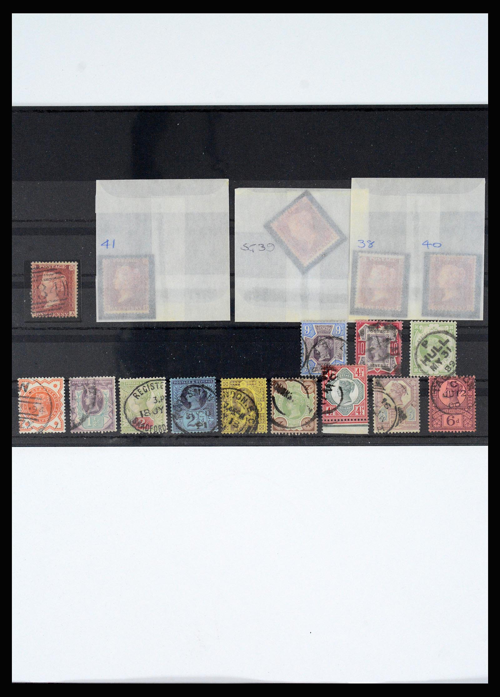 37185 020 - Postzegelverzameling 37185 Engeland 1840-1953.