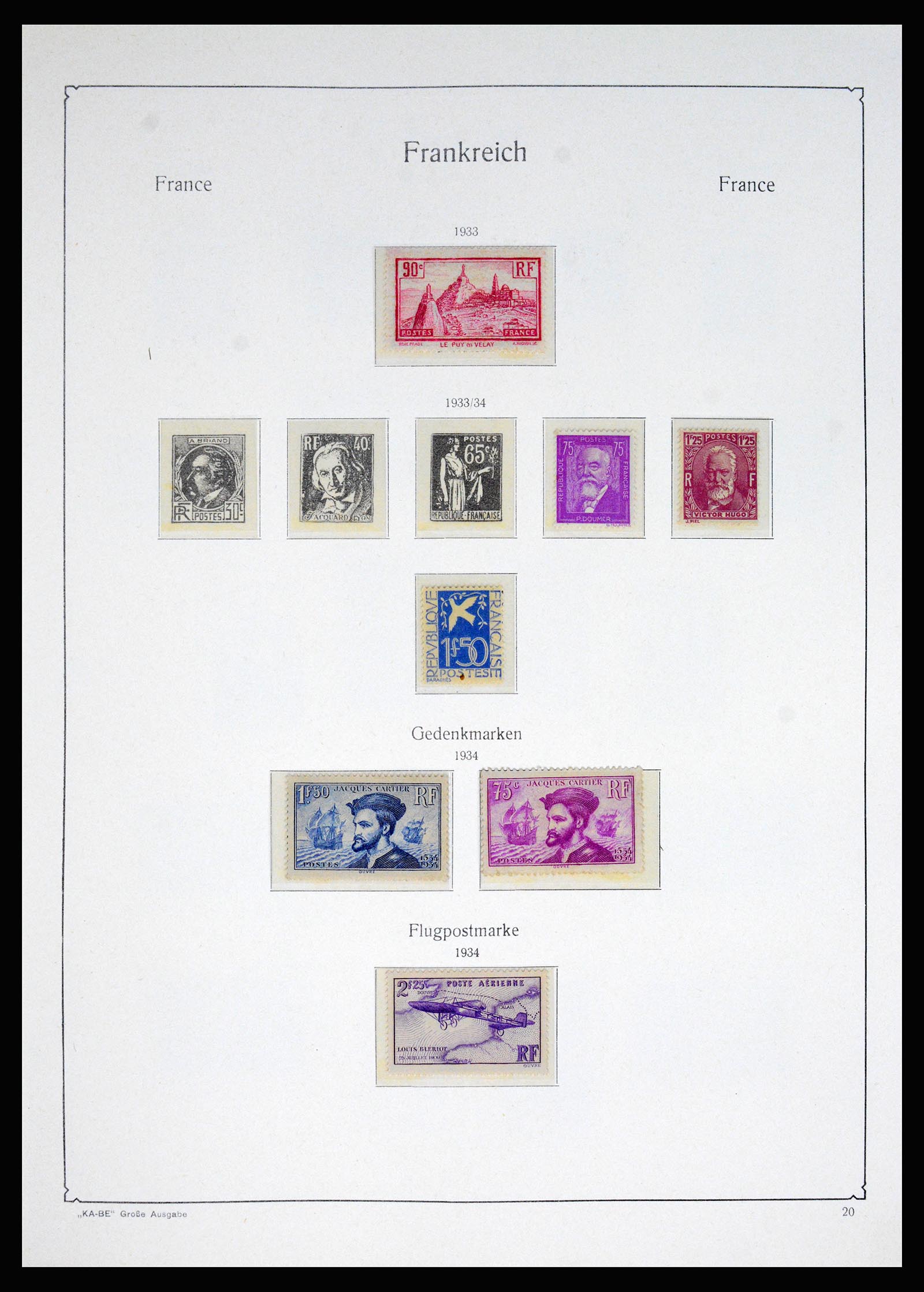 37187 002 - Stamp collection 37187 France 1932-1966.