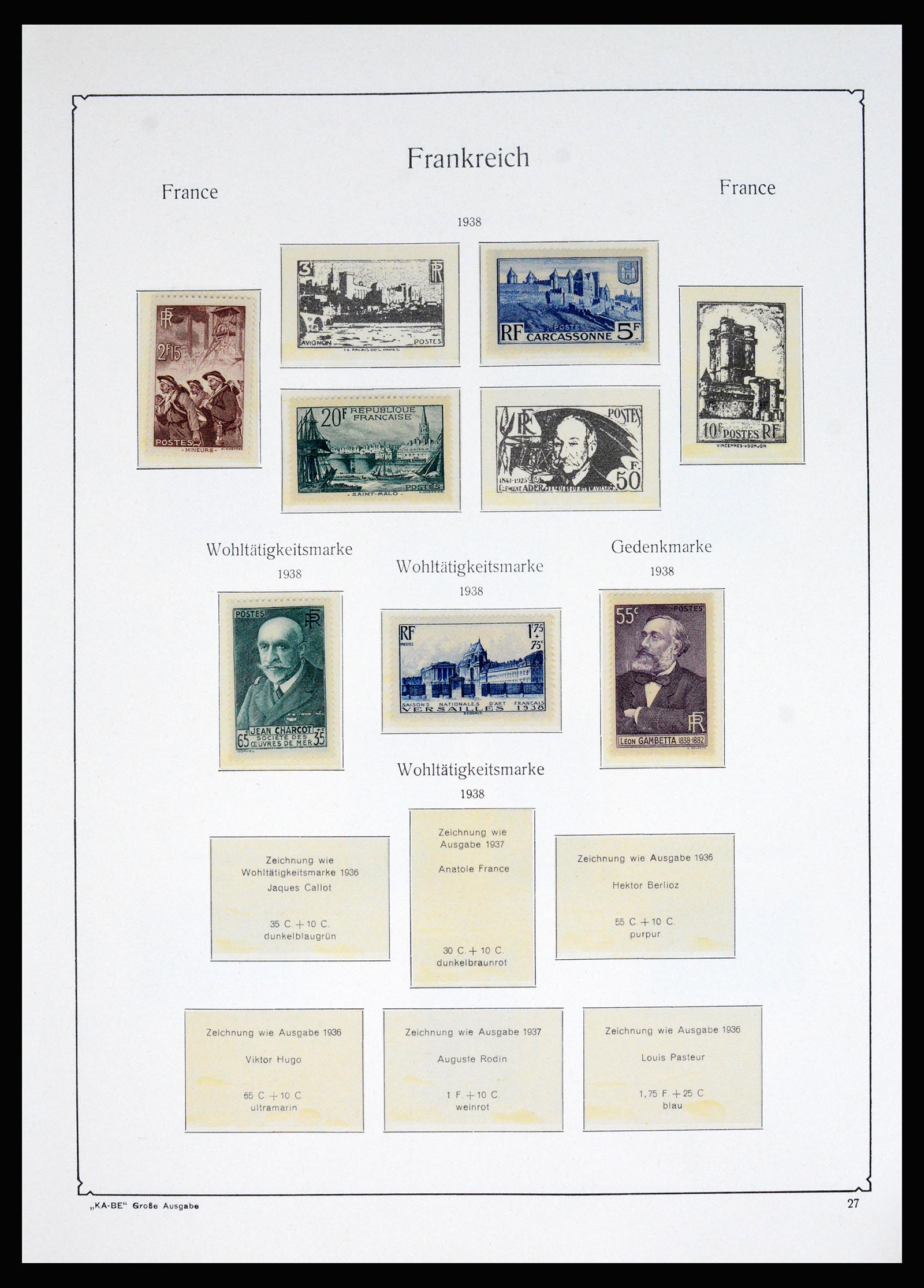 37187 009 - Stamp collection 37187 France 1932-1966.