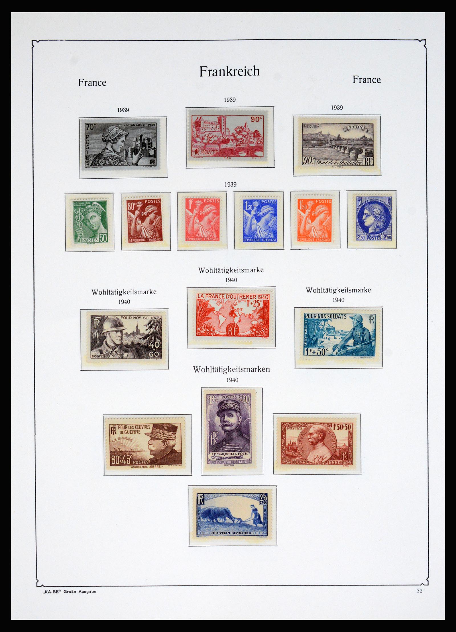 37187 014 - Stamp collection 37187 France 1932-1966.