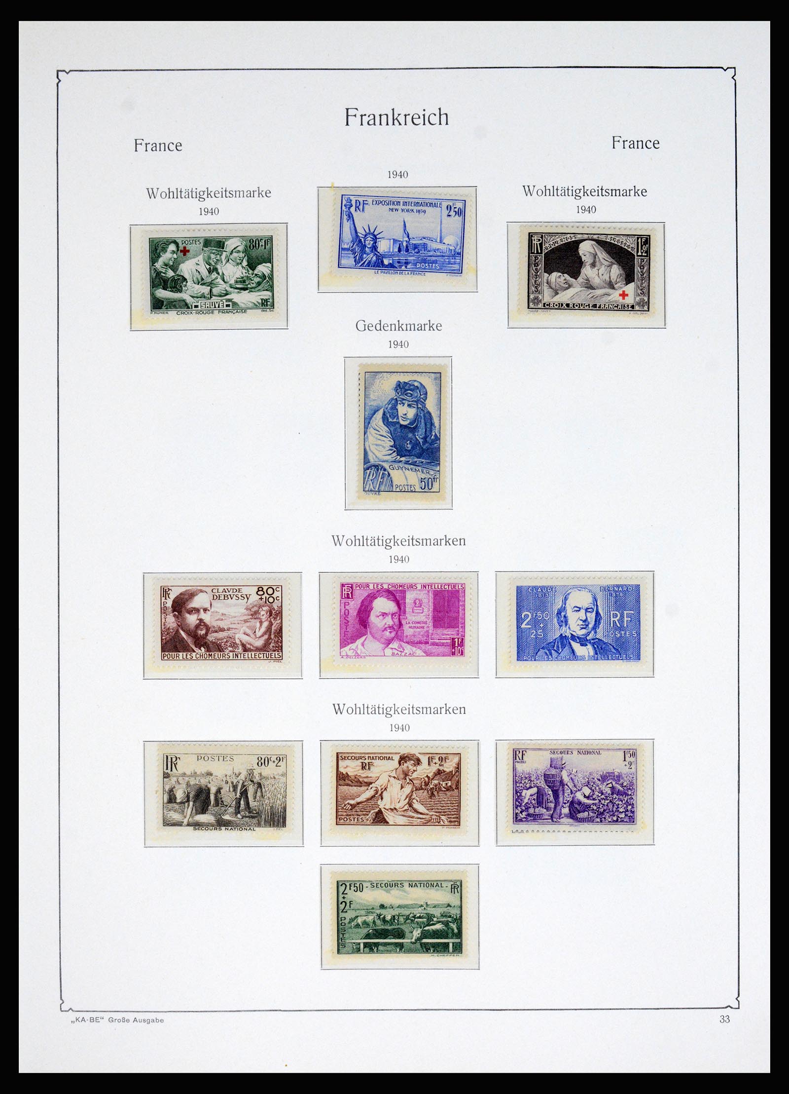 37187 015 - Stamp collection 37187 France 1932-1966.