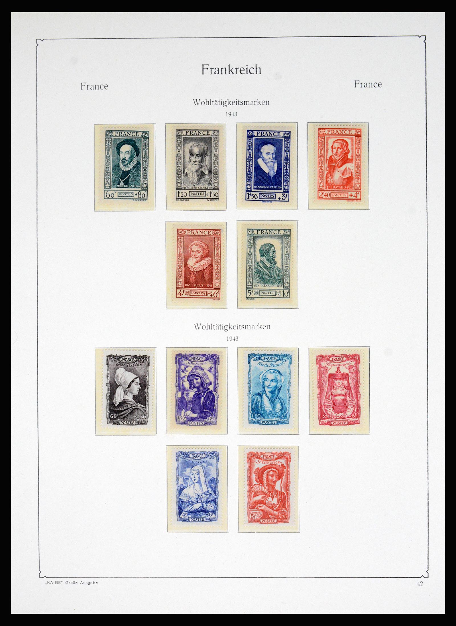 37187 025 - Postzegelverzameling 37187 Frankrijk 1932-1966.