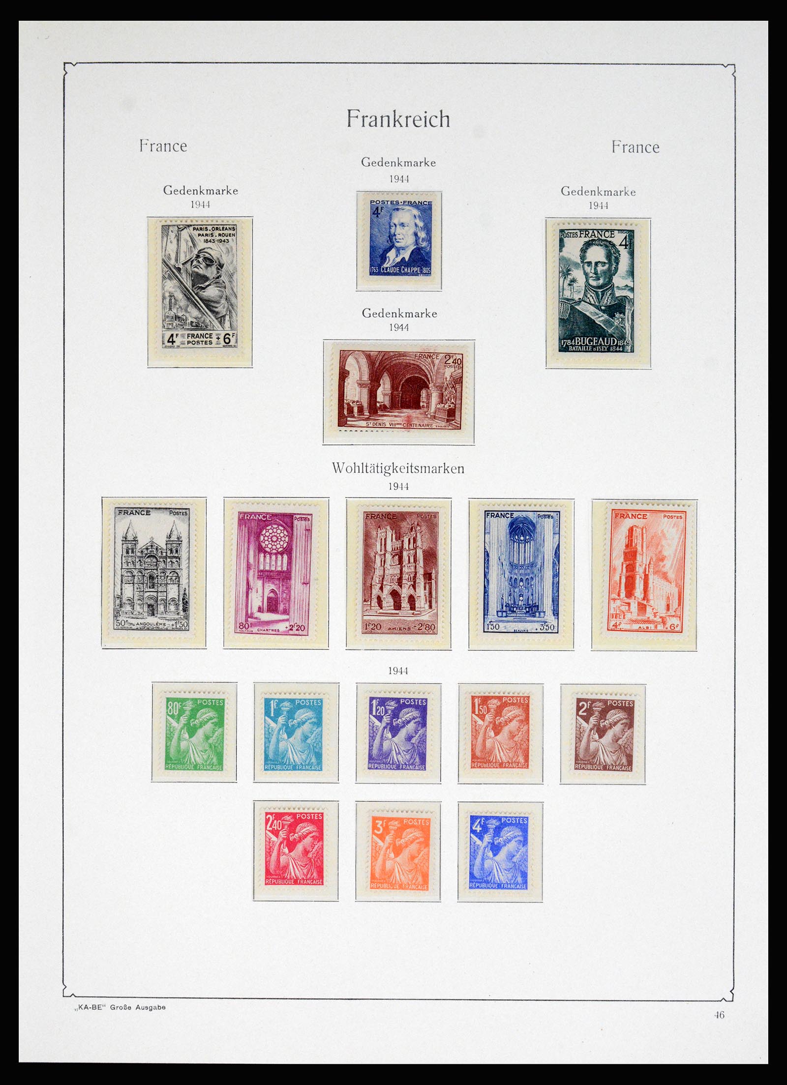 37187 029 - Postzegelverzameling 37187 Frankrijk 1932-1966.