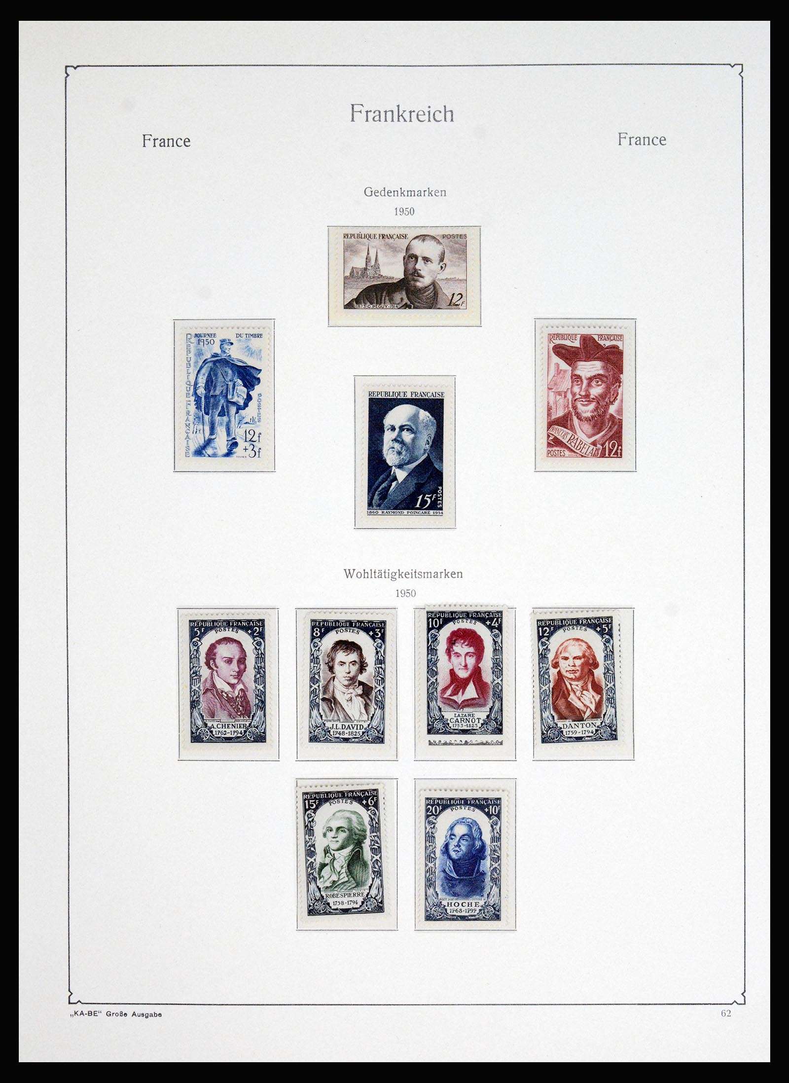 37187 046 - Postzegelverzameling 37187 Frankrijk 1932-1966.