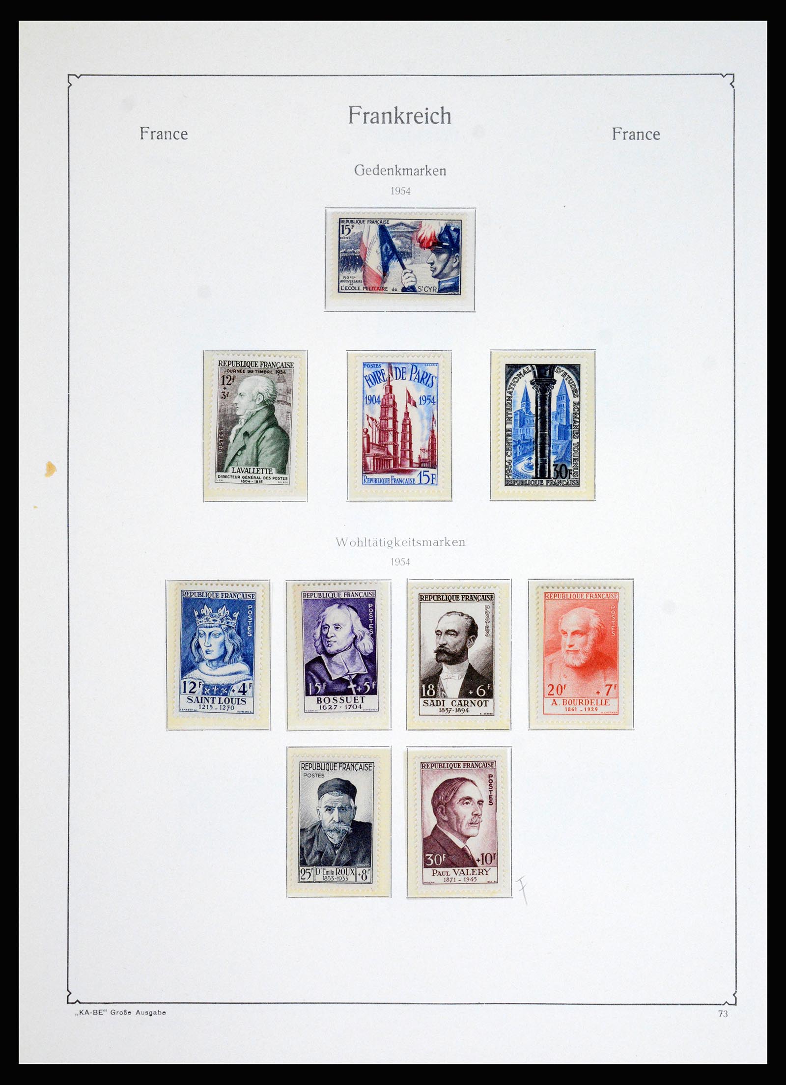 37187 057 - Postzegelverzameling 37187 Frankrijk 1932-1966.