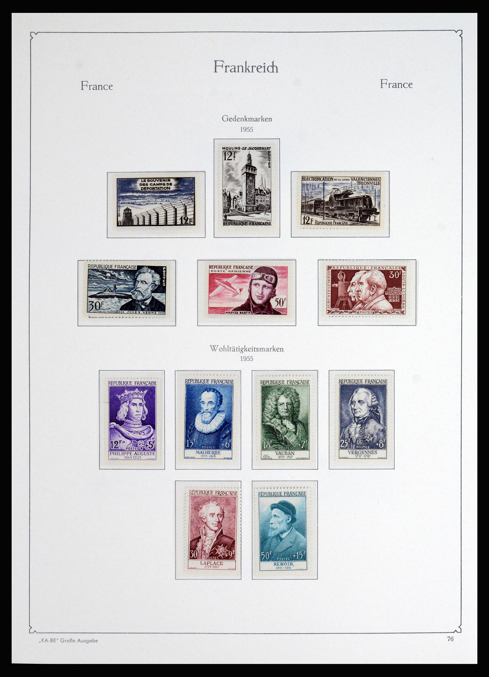 37187 060 - Postzegelverzameling 37187 Frankrijk 1932-1966.