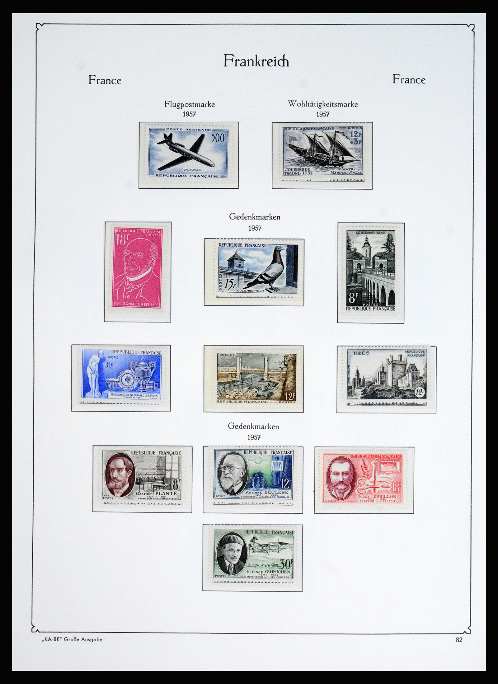 37187 066 - Postzegelverzameling 37187 Frankrijk 1932-1966.
