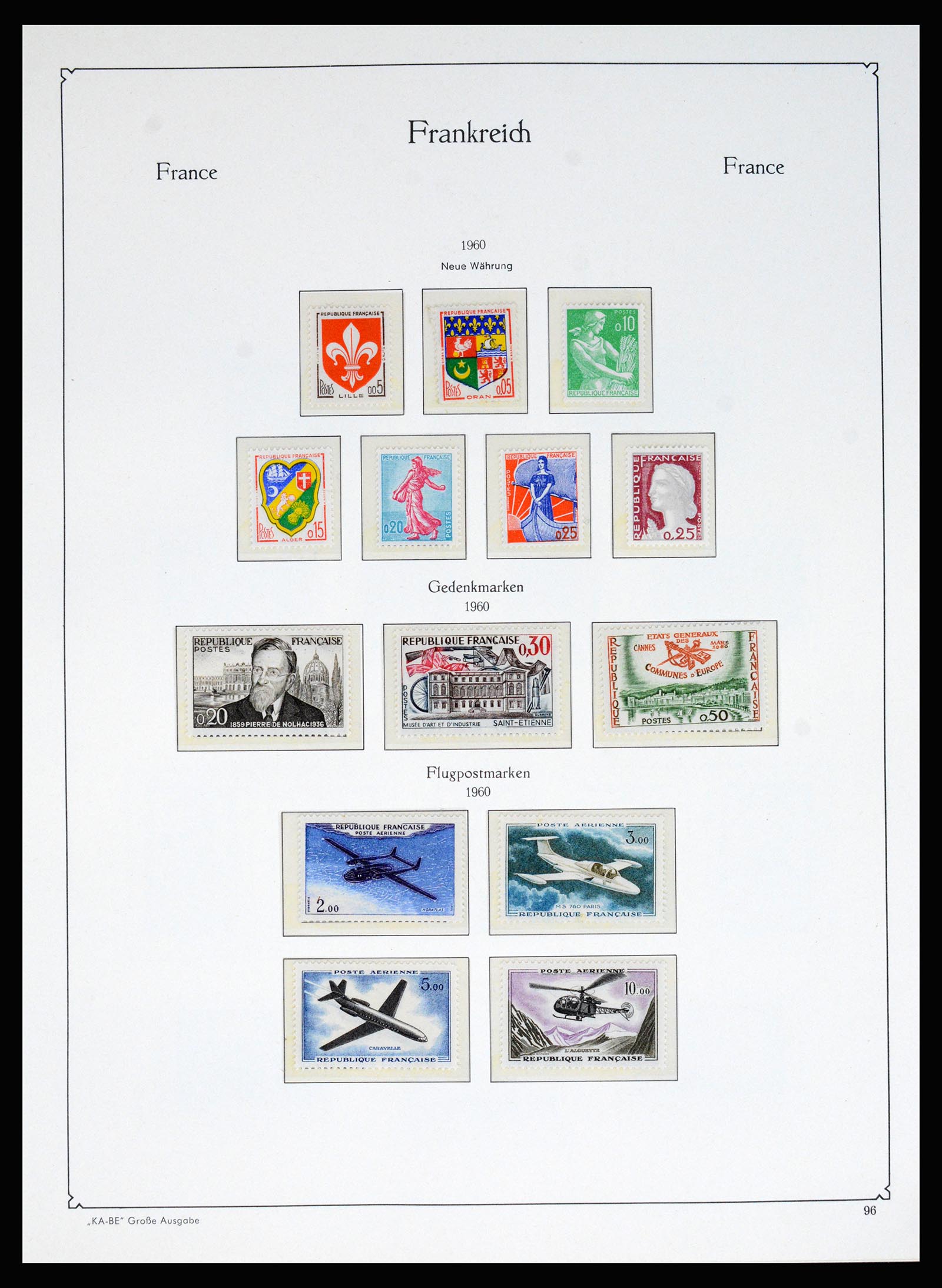 37187 080 - Postzegelverzameling 37187 Frankrijk 1932-1966.