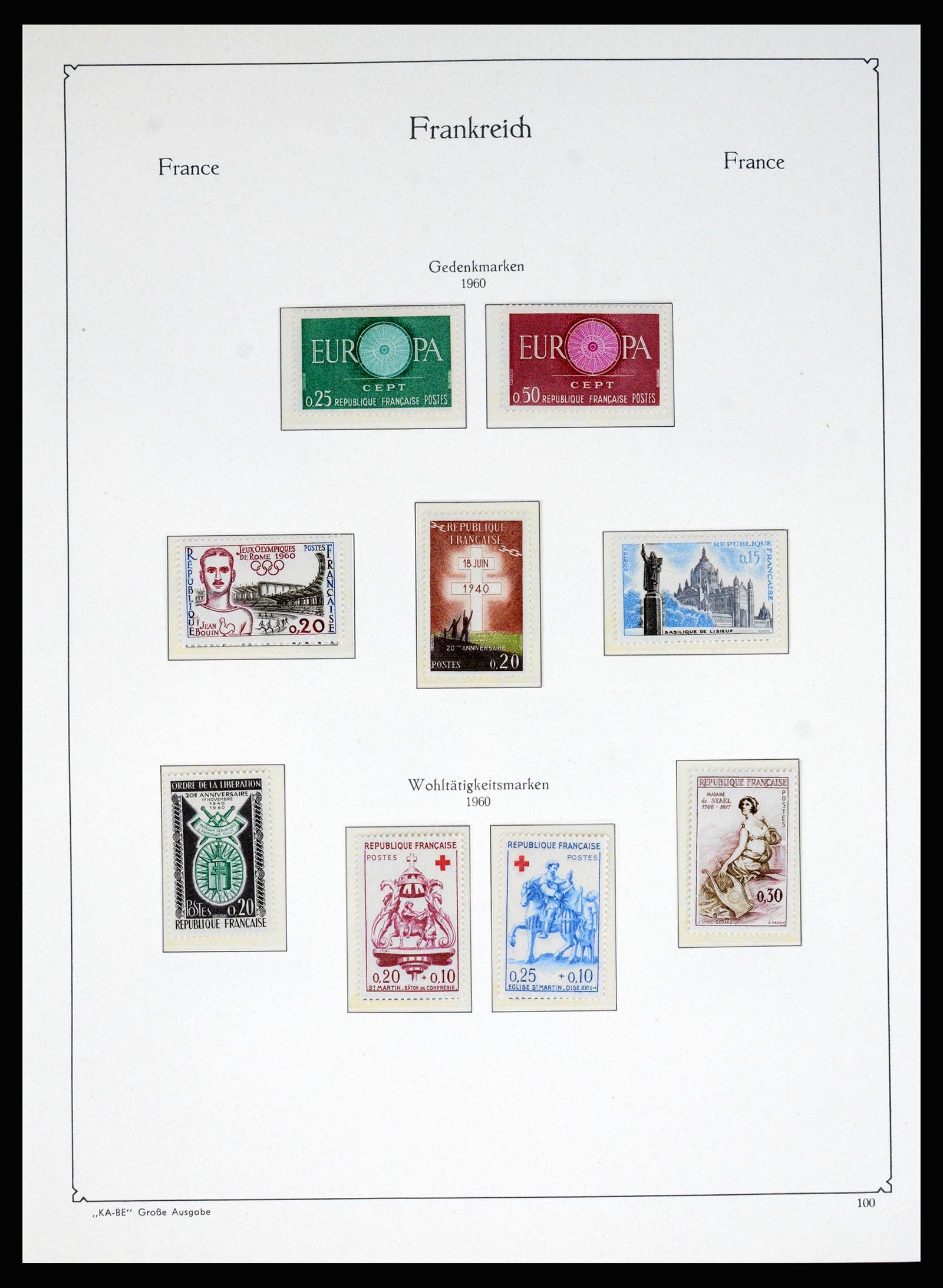 37187 084 - Stamp collection 37187 France 1932-1966.