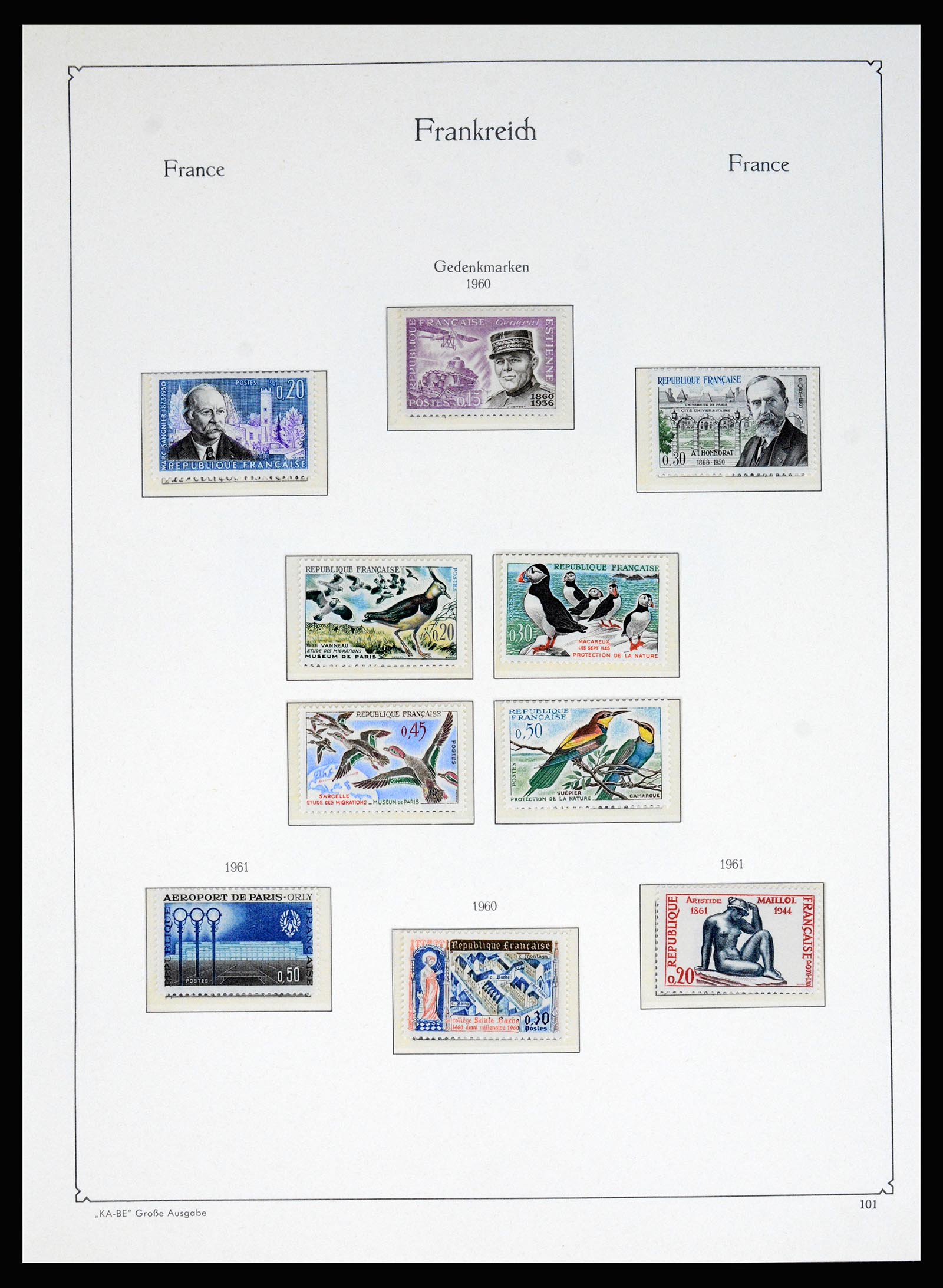 37187 085 - Stamp collection 37187 France 1932-1966.