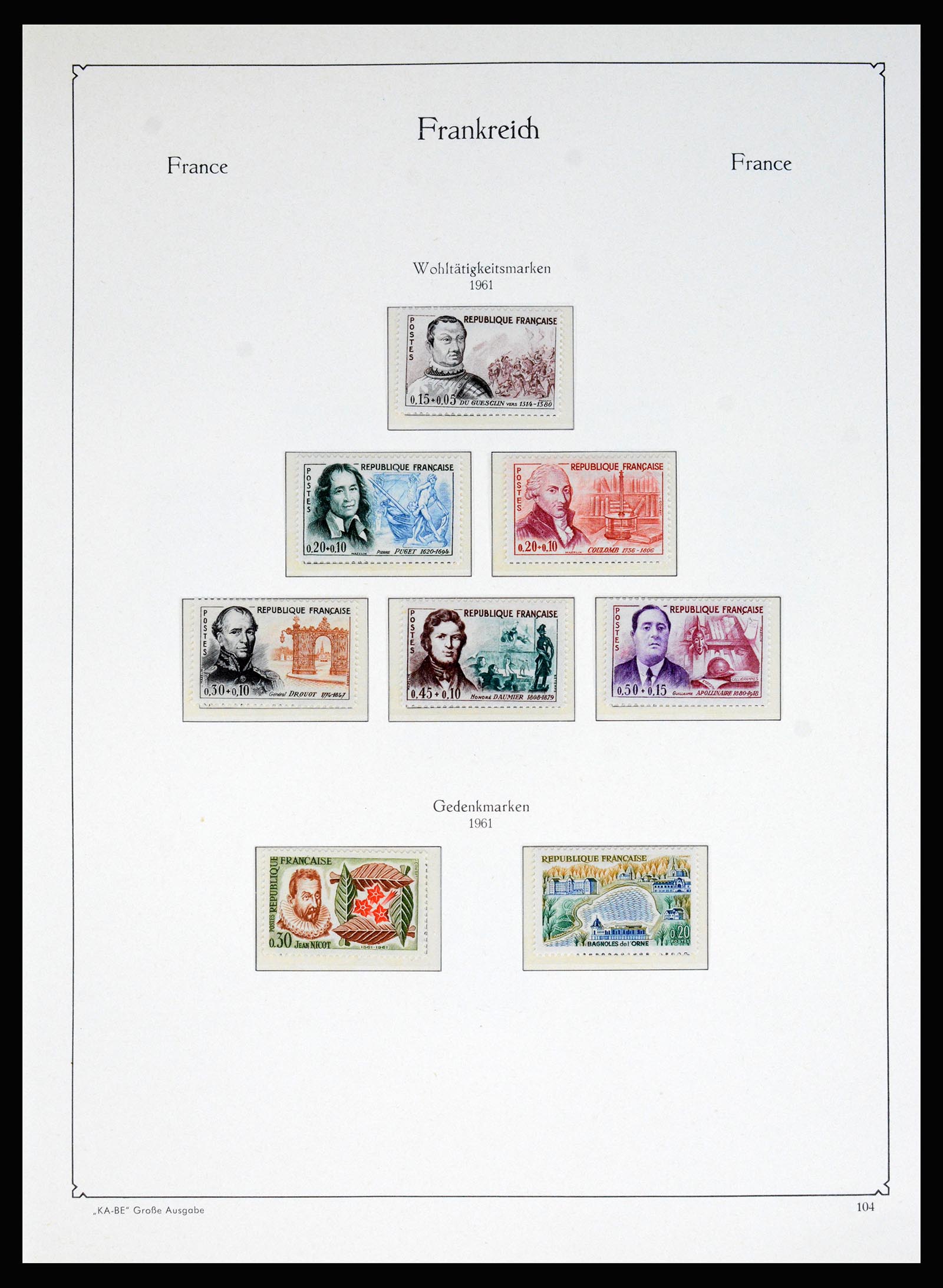 37187 088 - Stamp collection 37187 France 1932-1966.