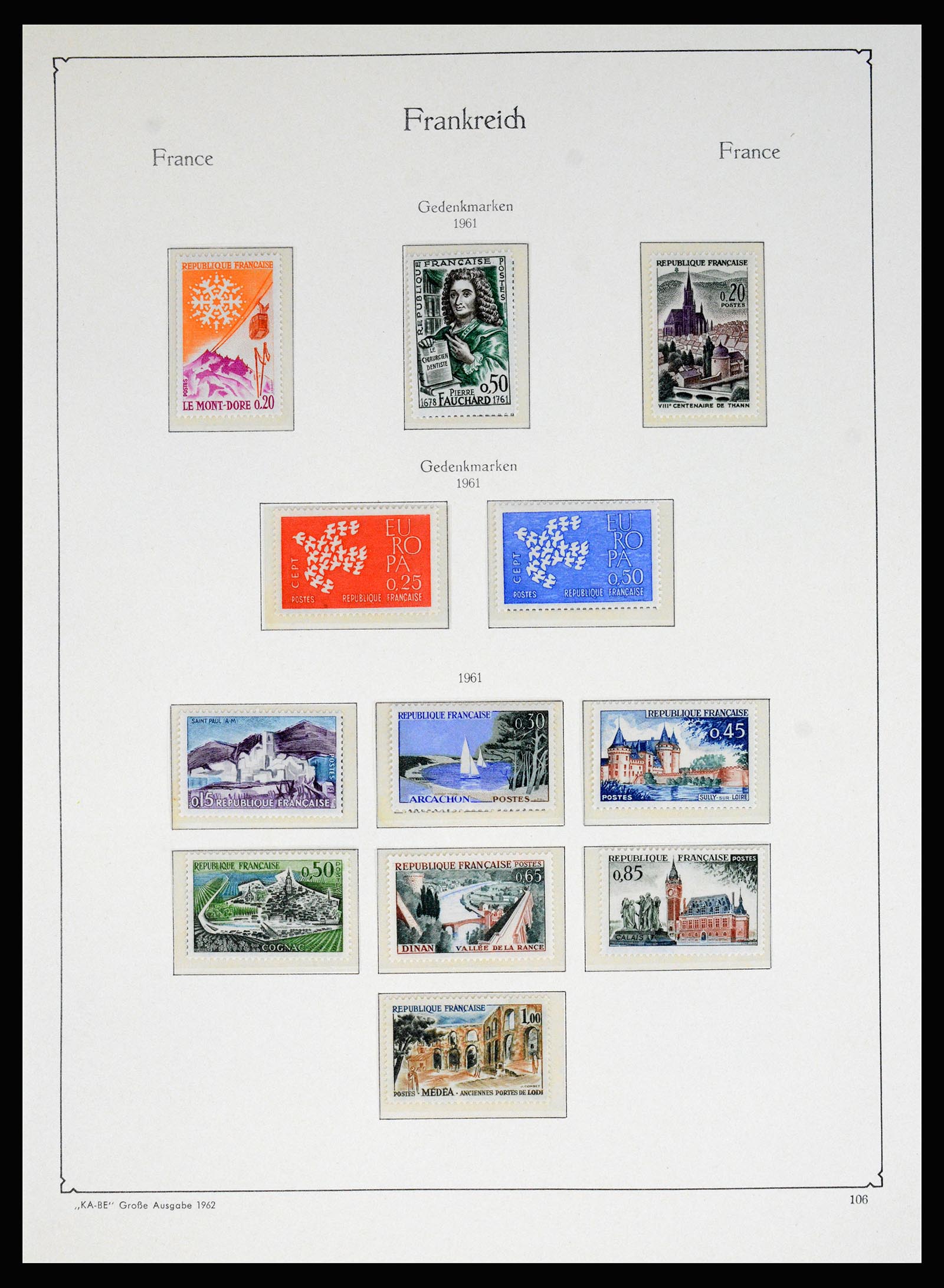 37187 090 - Stamp collection 37187 France 1932-1966.