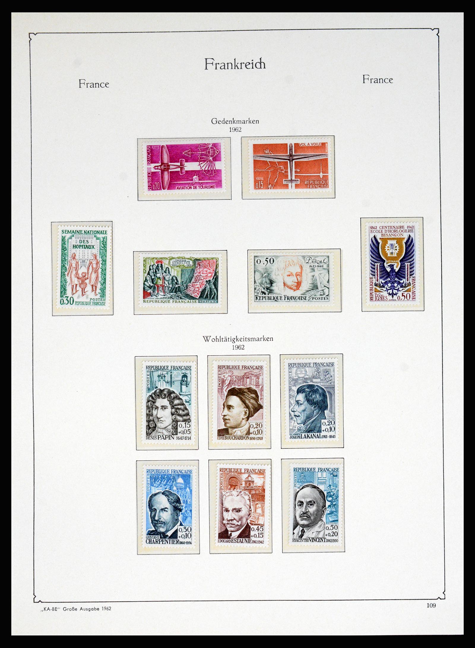 37187 093 - Stamp collection 37187 France 1932-1966.