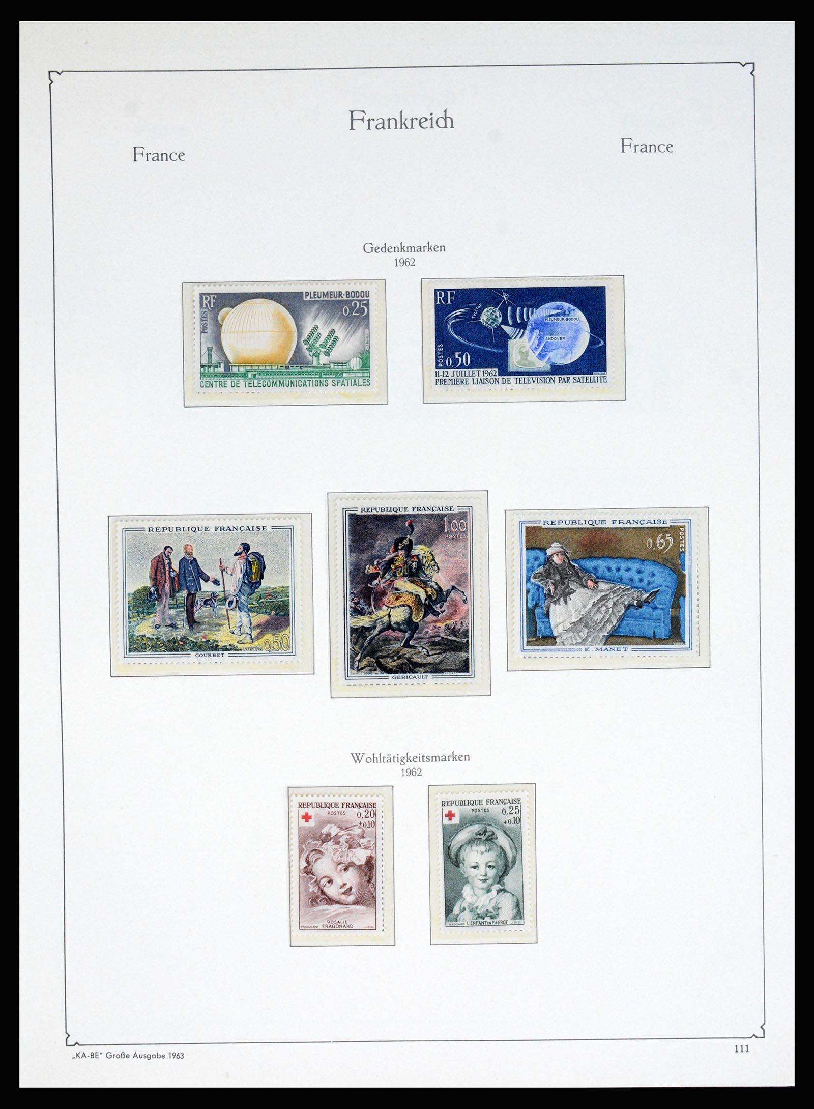 37187 095 - Stamp collection 37187 France 1932-1966.