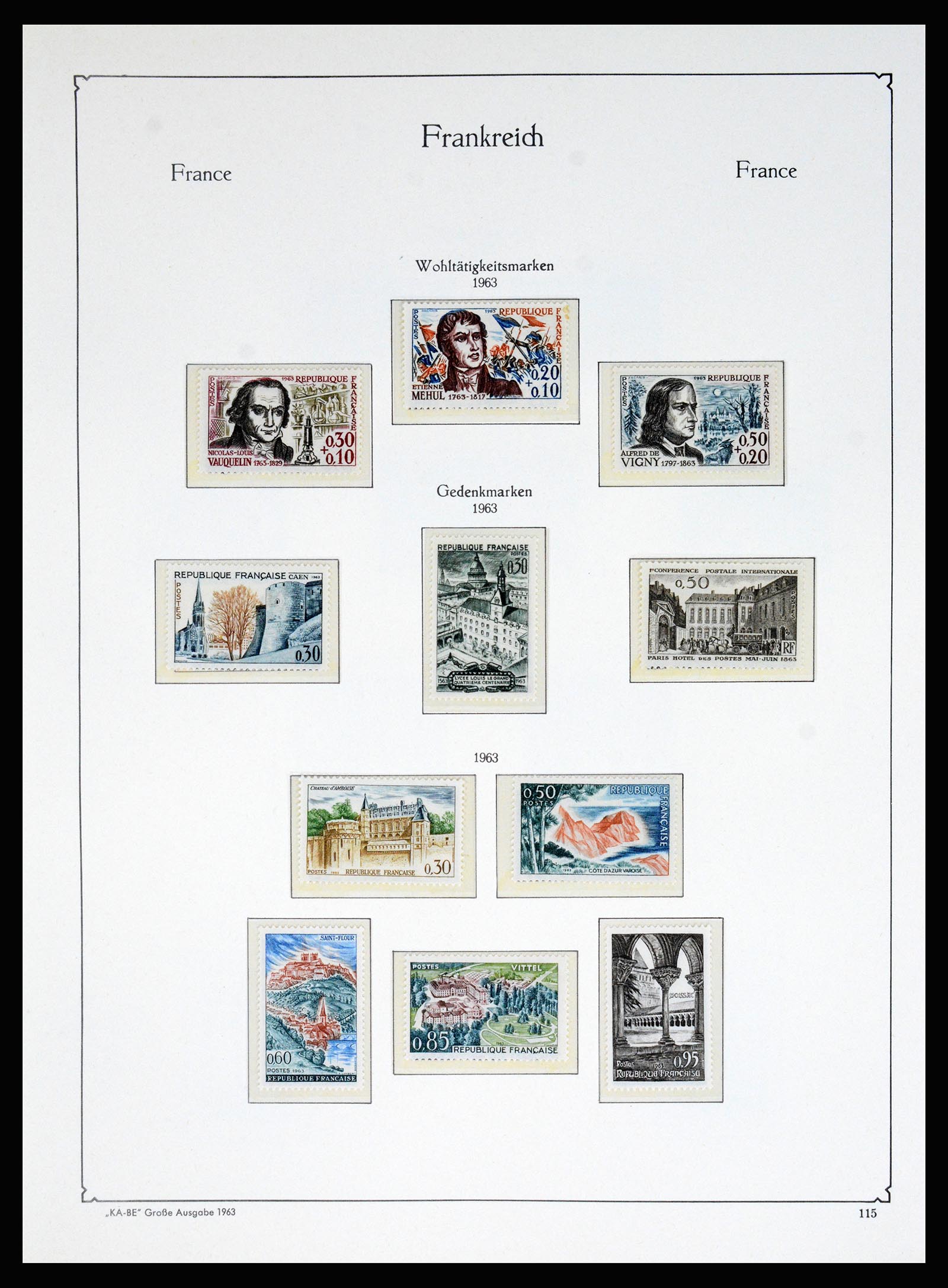 37187 099 - Stamp collection 37187 France 1932-1966.
