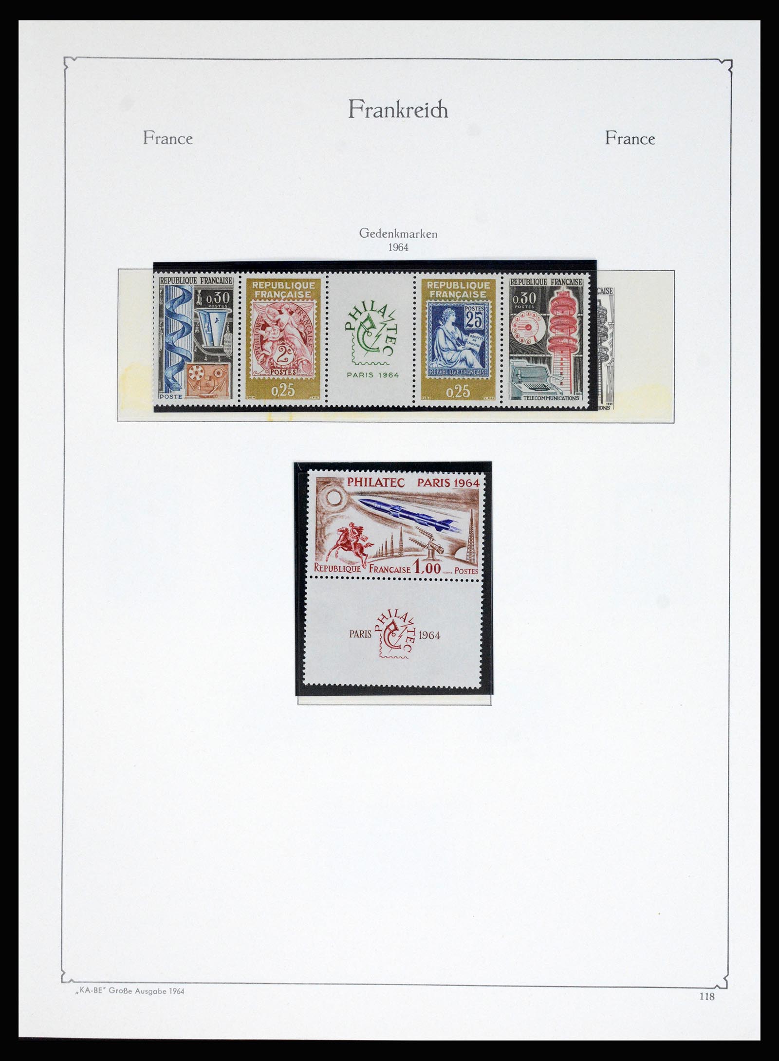 37187 102 - Postzegelverzameling 37187 Frankrijk 1932-1966.