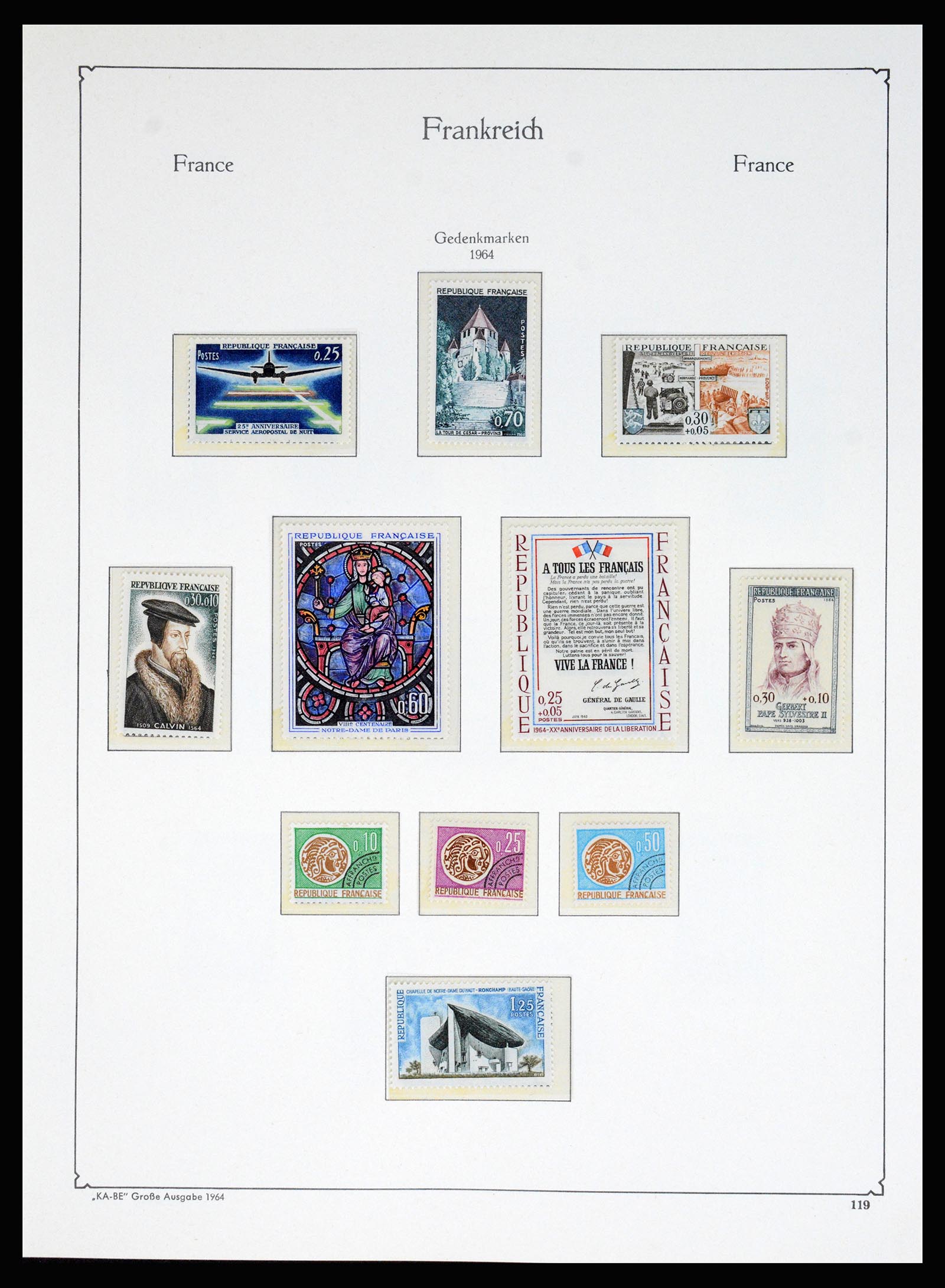 37187 103 - Postzegelverzameling 37187 Frankrijk 1932-1966.