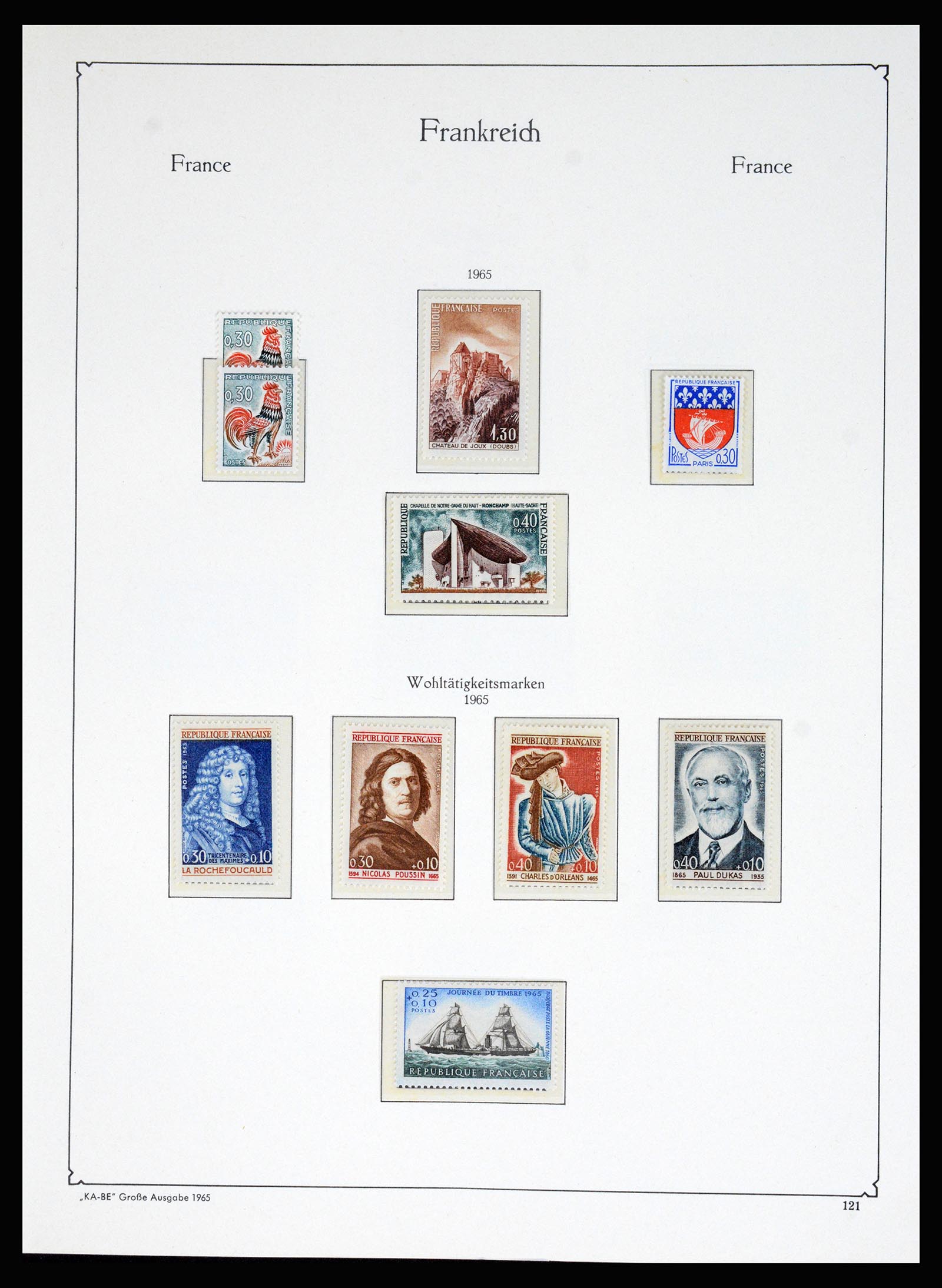 37187 105 - Postzegelverzameling 37187 Frankrijk 1932-1966.