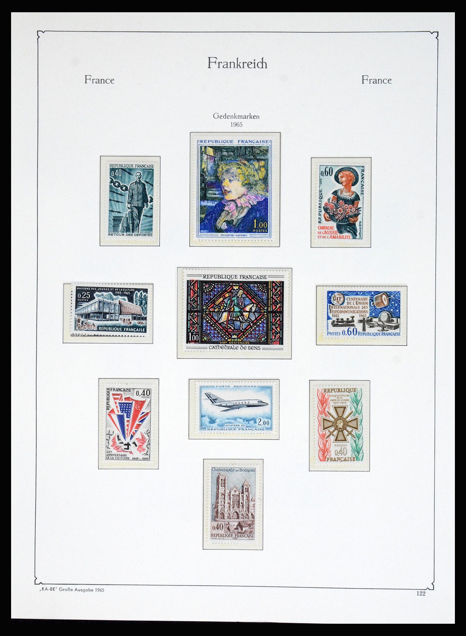 37187 106 - Postzegelverzameling 37187 Frankrijk 1932-1966.