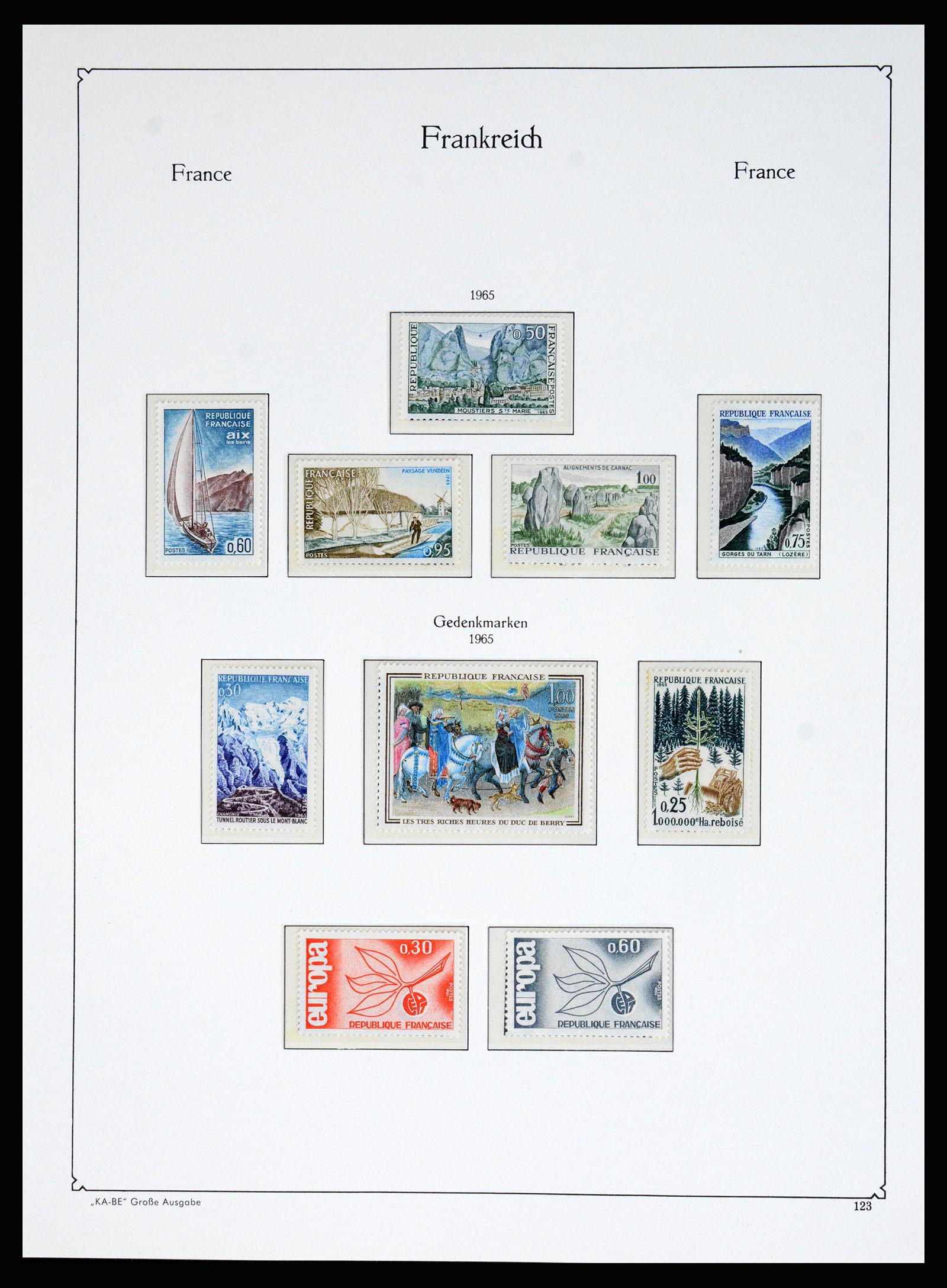 37187 107 - Postzegelverzameling 37187 Frankrijk 1932-1966.