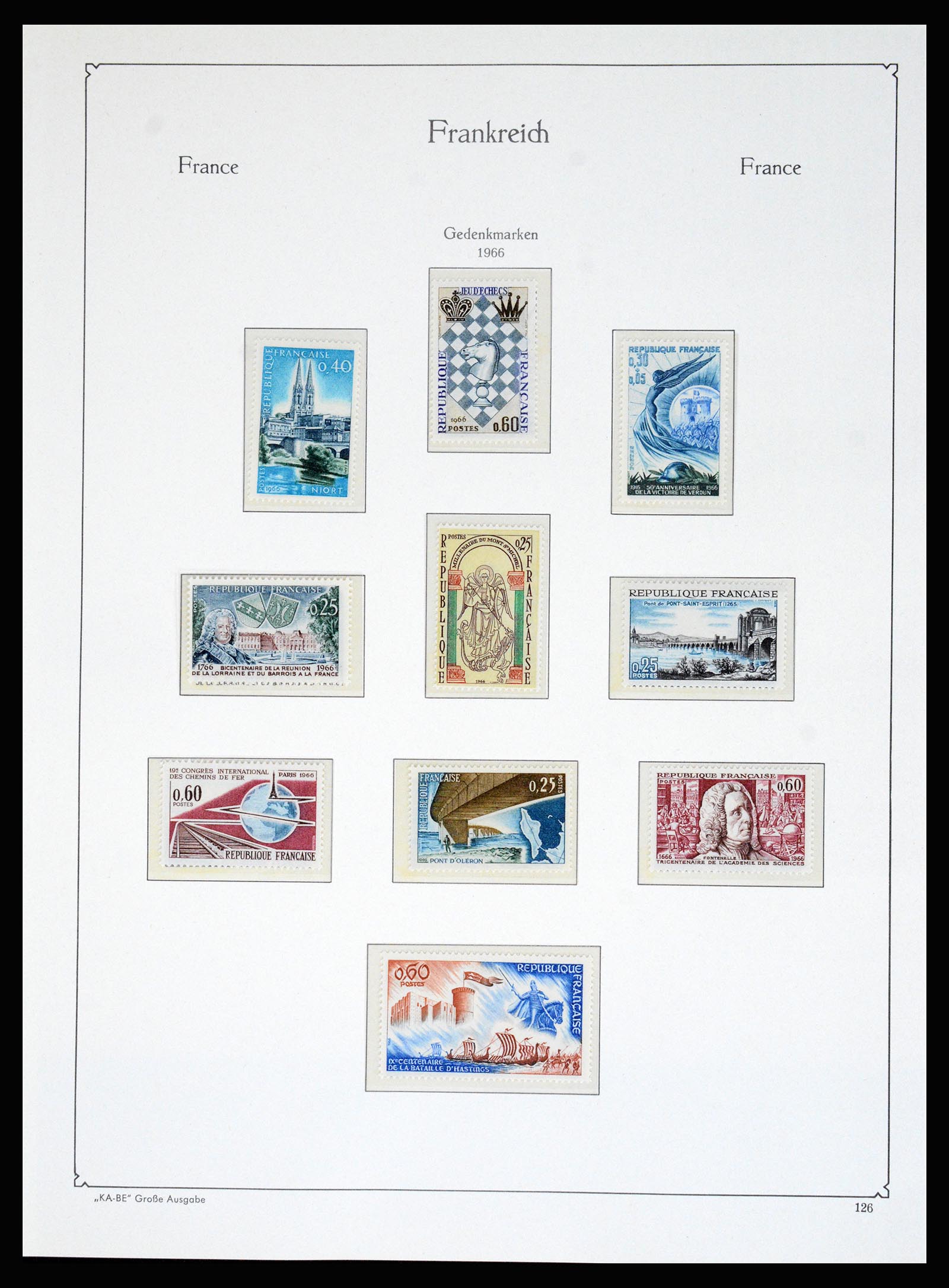 37187 110 - Stamp collection 37187 France 1932-1966.