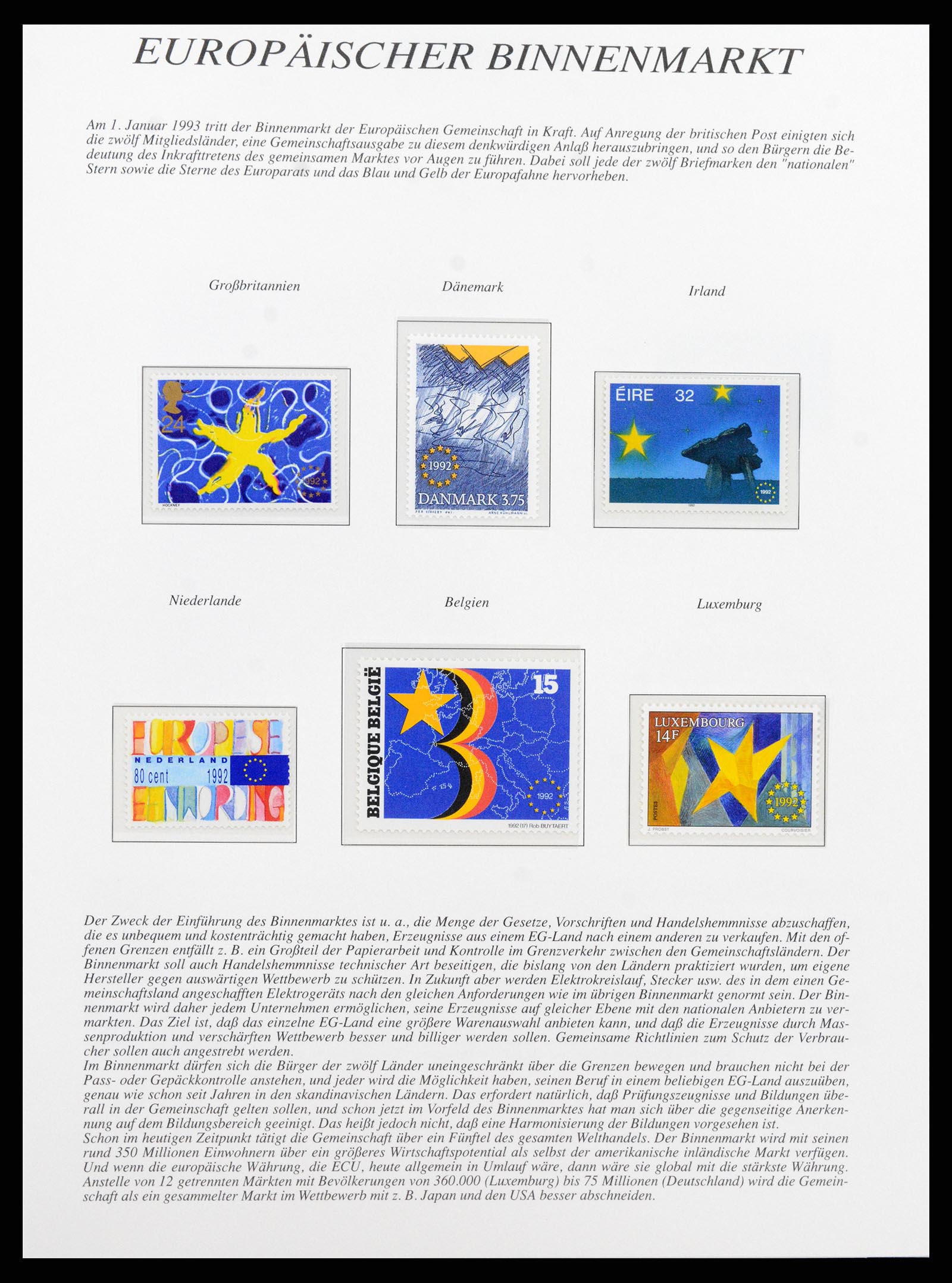 37188 003 - Postzegelverzameling 37188 Europa CEPT 1993-2007.