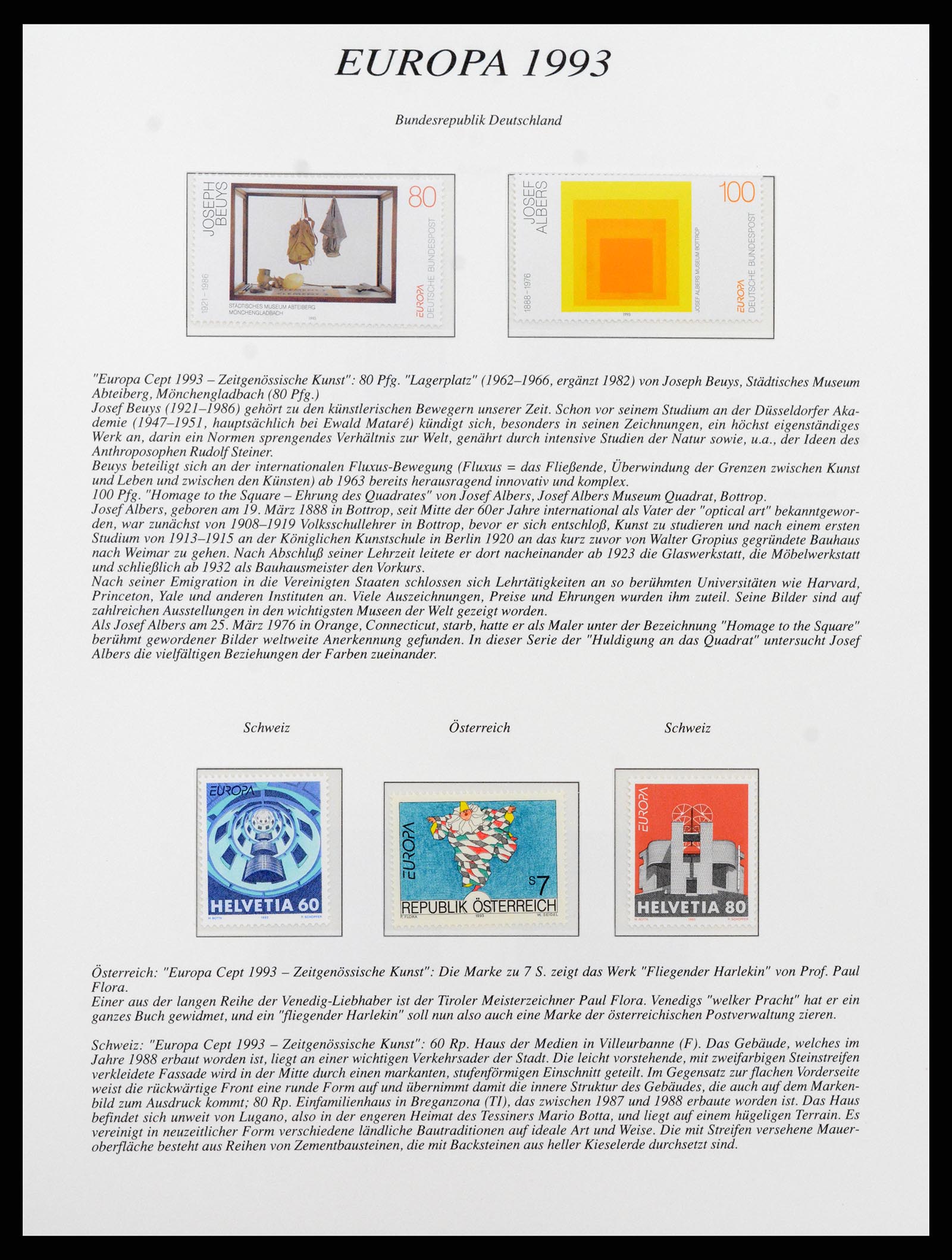 37188 011 - Postzegelverzameling 37188 Europa CEPT 1993-2007.