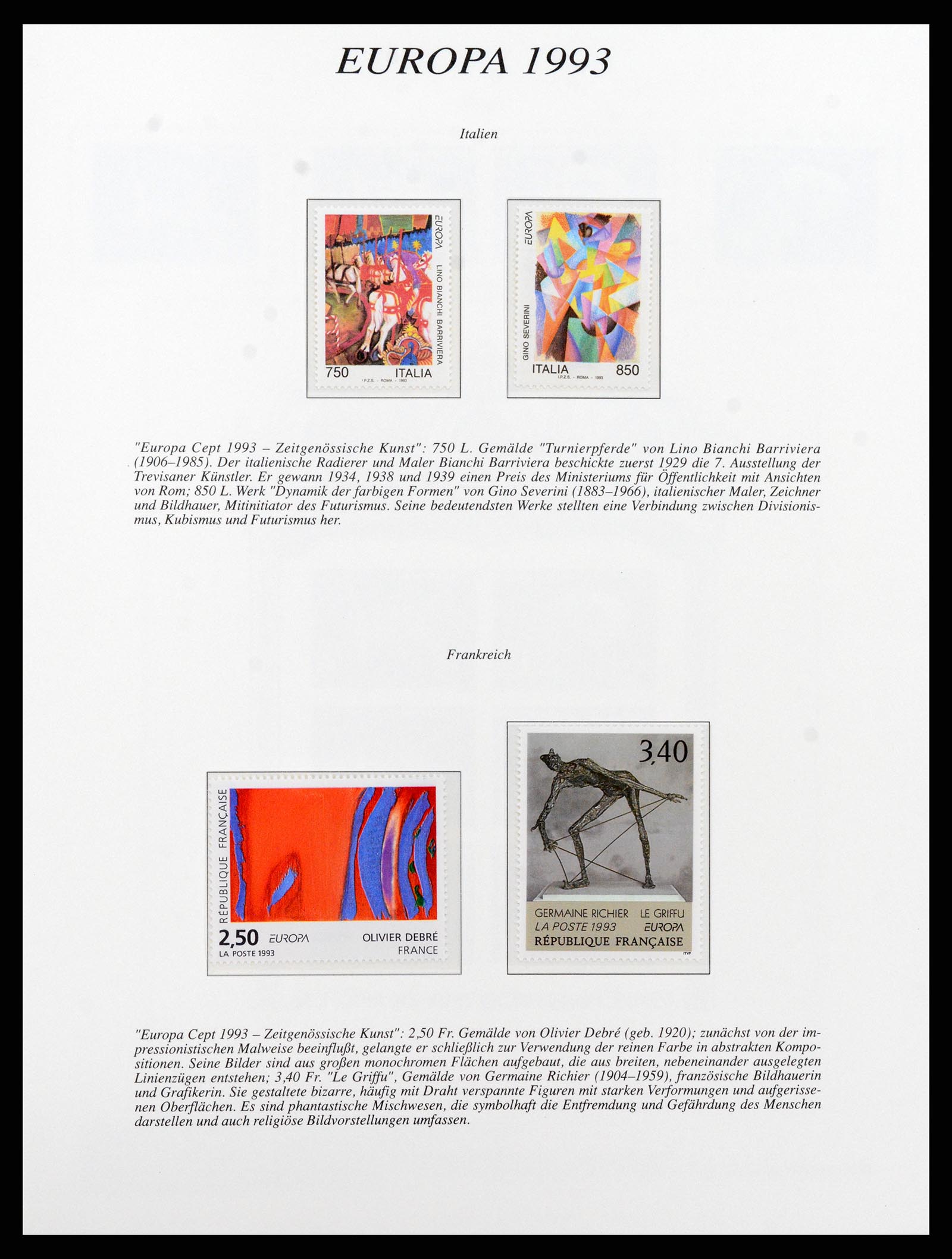 37188 015 - Postzegelverzameling 37188 Europa CEPT 1993-2007.