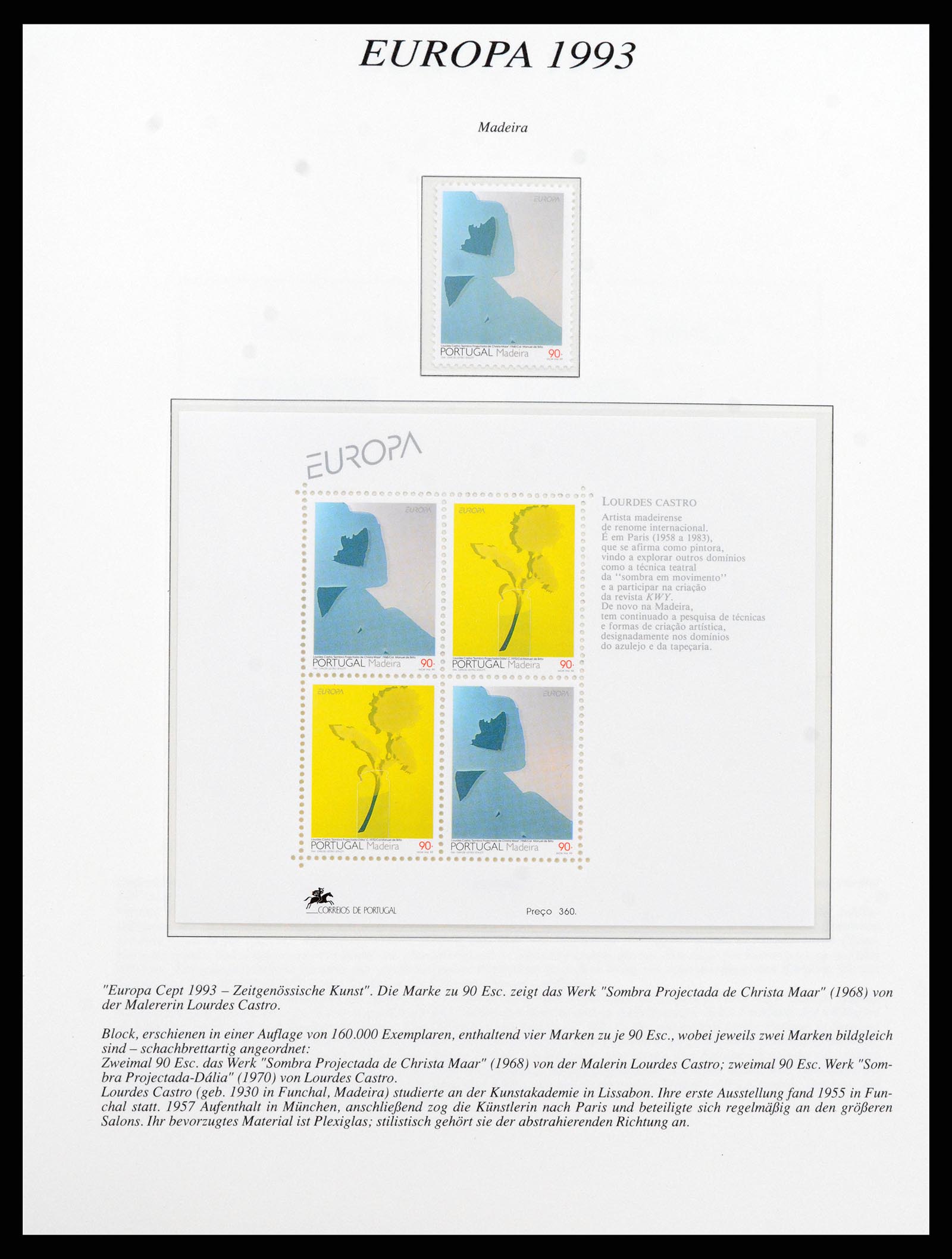 37188 019 - Postzegelverzameling 37188 Europa CEPT 1993-2007.