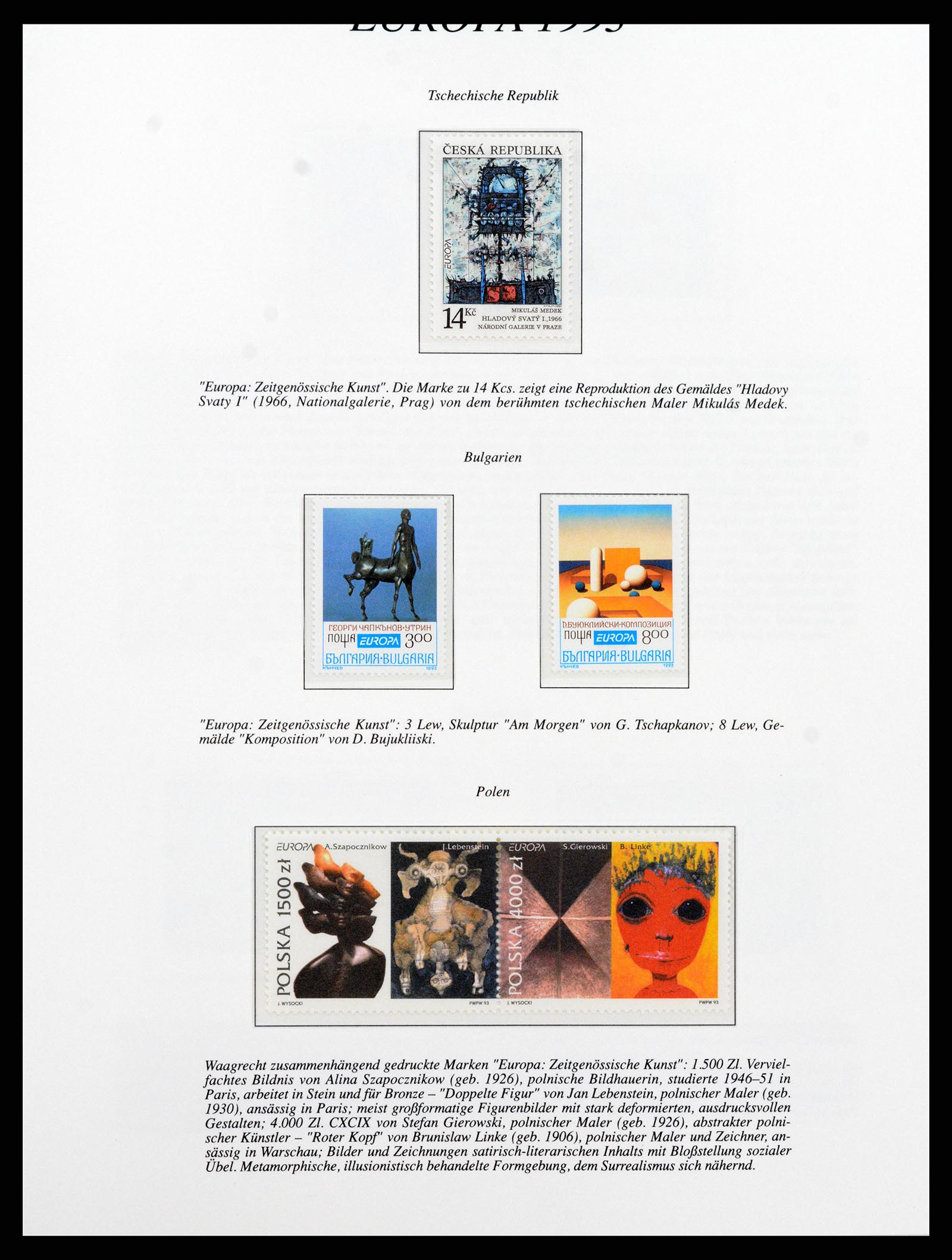 37188 022 - Postzegelverzameling 37188 Europa CEPT 1993-2007.