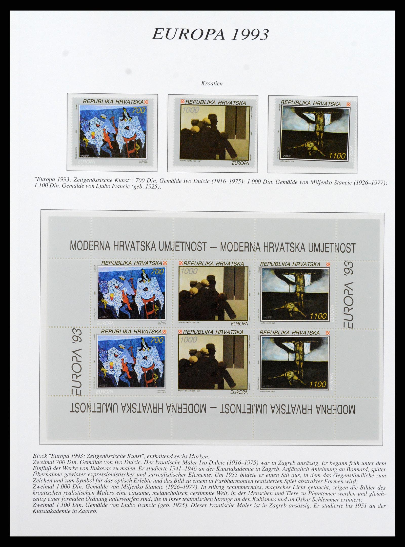 37188 029 - Postzegelverzameling 37188 Europa CEPT 1993-2007.