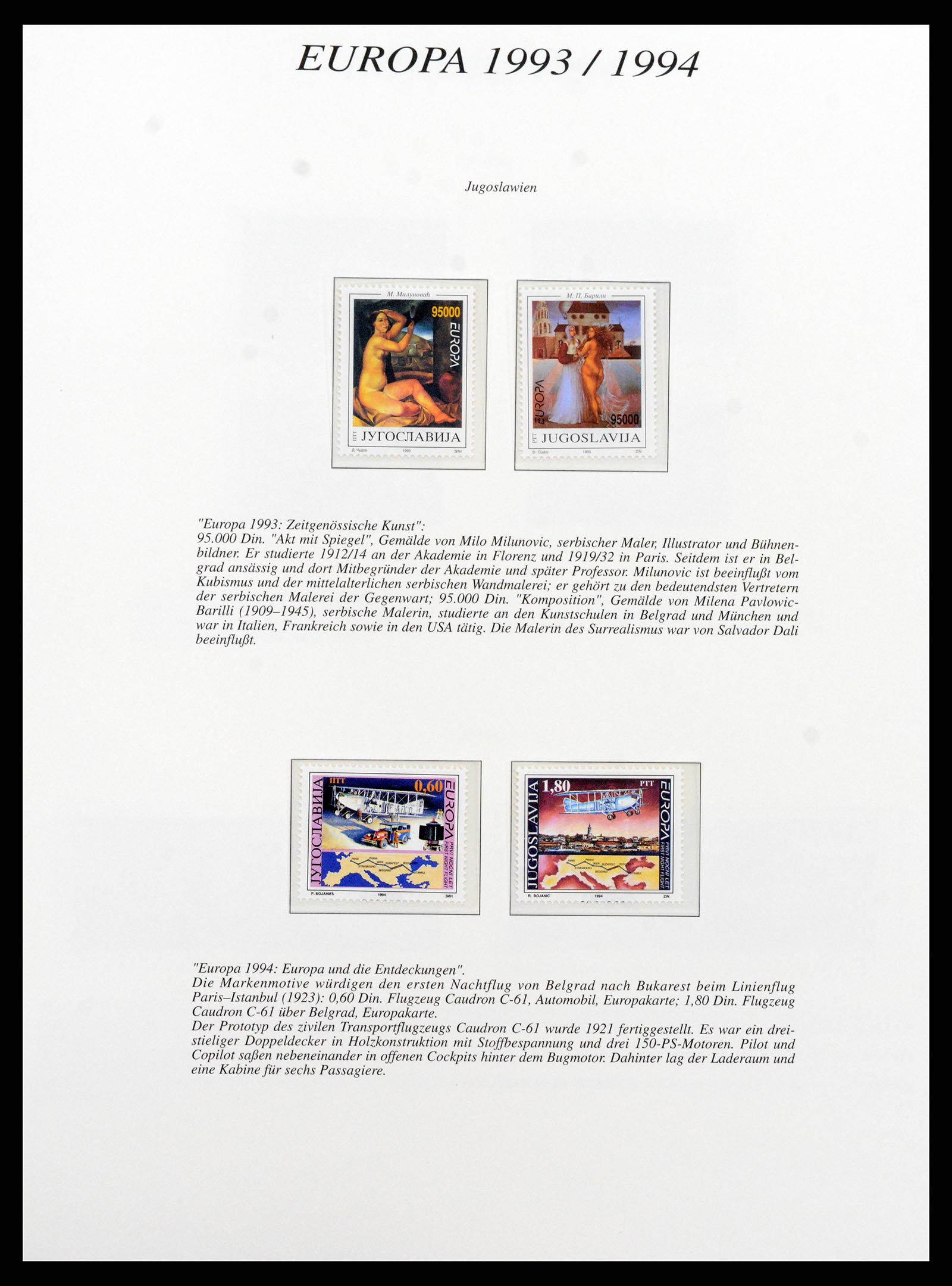 37188 032 - Postzegelverzameling 37188 Europa CEPT 1993-2007.