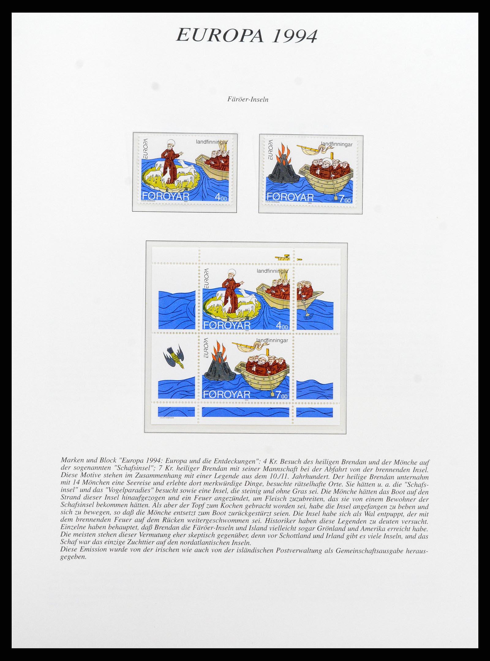 37188 035 - Postzegelverzameling 37188 Europa CEPT 1993-2007.