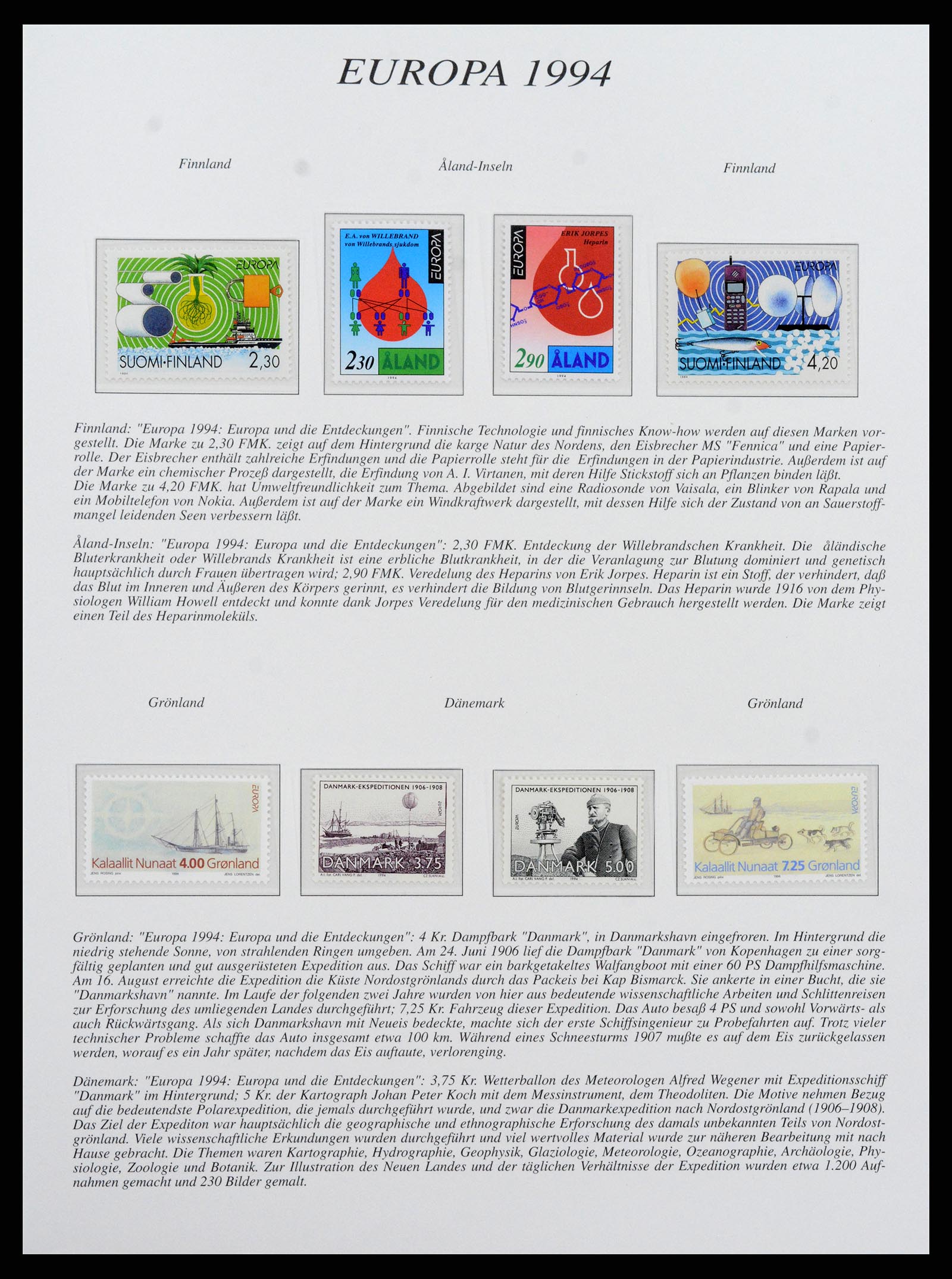 37188 037 - Postzegelverzameling 37188 Europa CEPT 1993-2007.