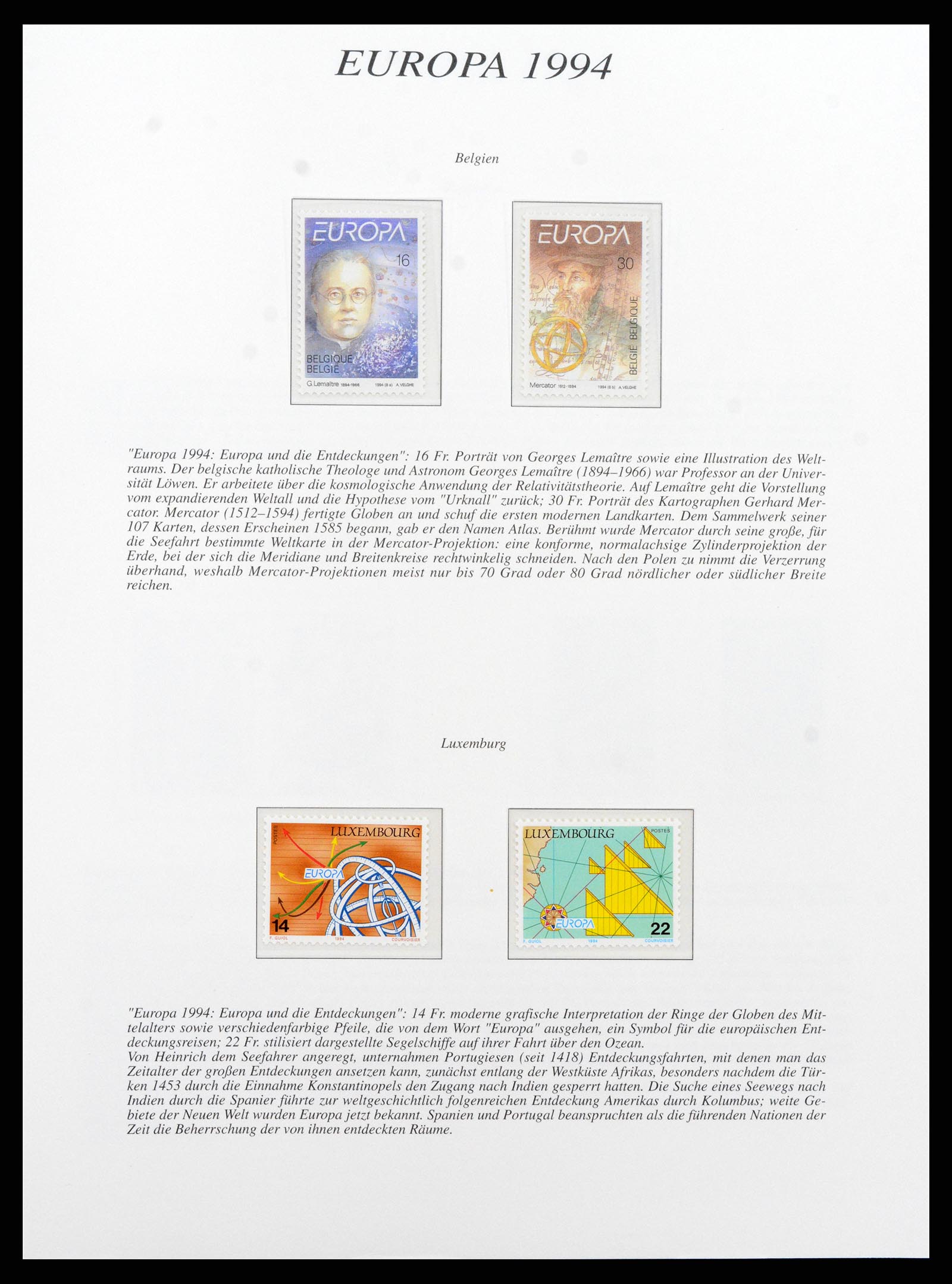 37188 038 - Postzegelverzameling 37188 Europa CEPT 1993-2007.