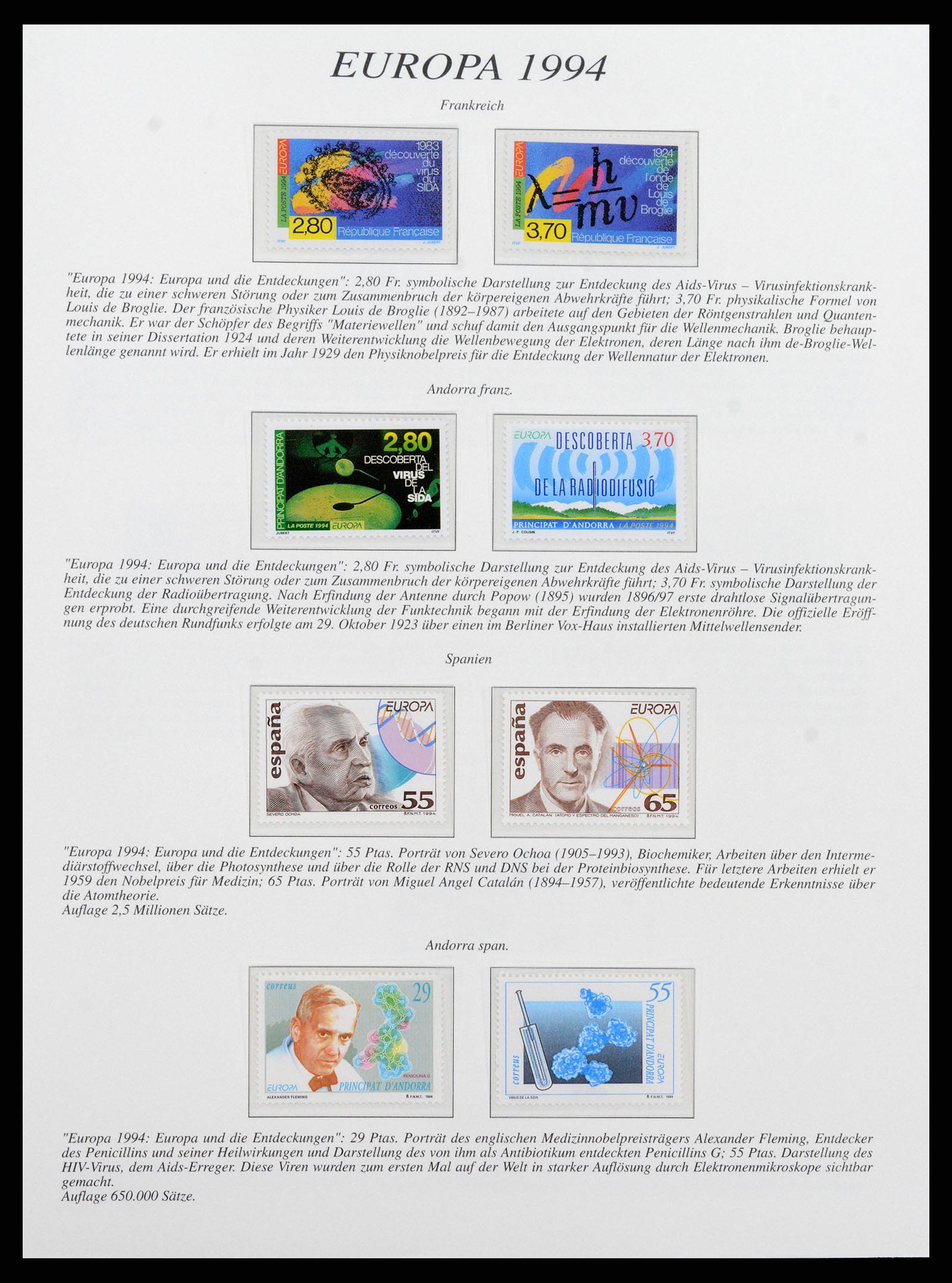 37188 041 - Stamp collection 37188 Europa CEPT 1993-2007.
